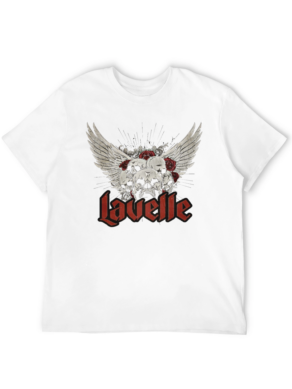 Lavelle Skull Winged Graphic T-Shirt