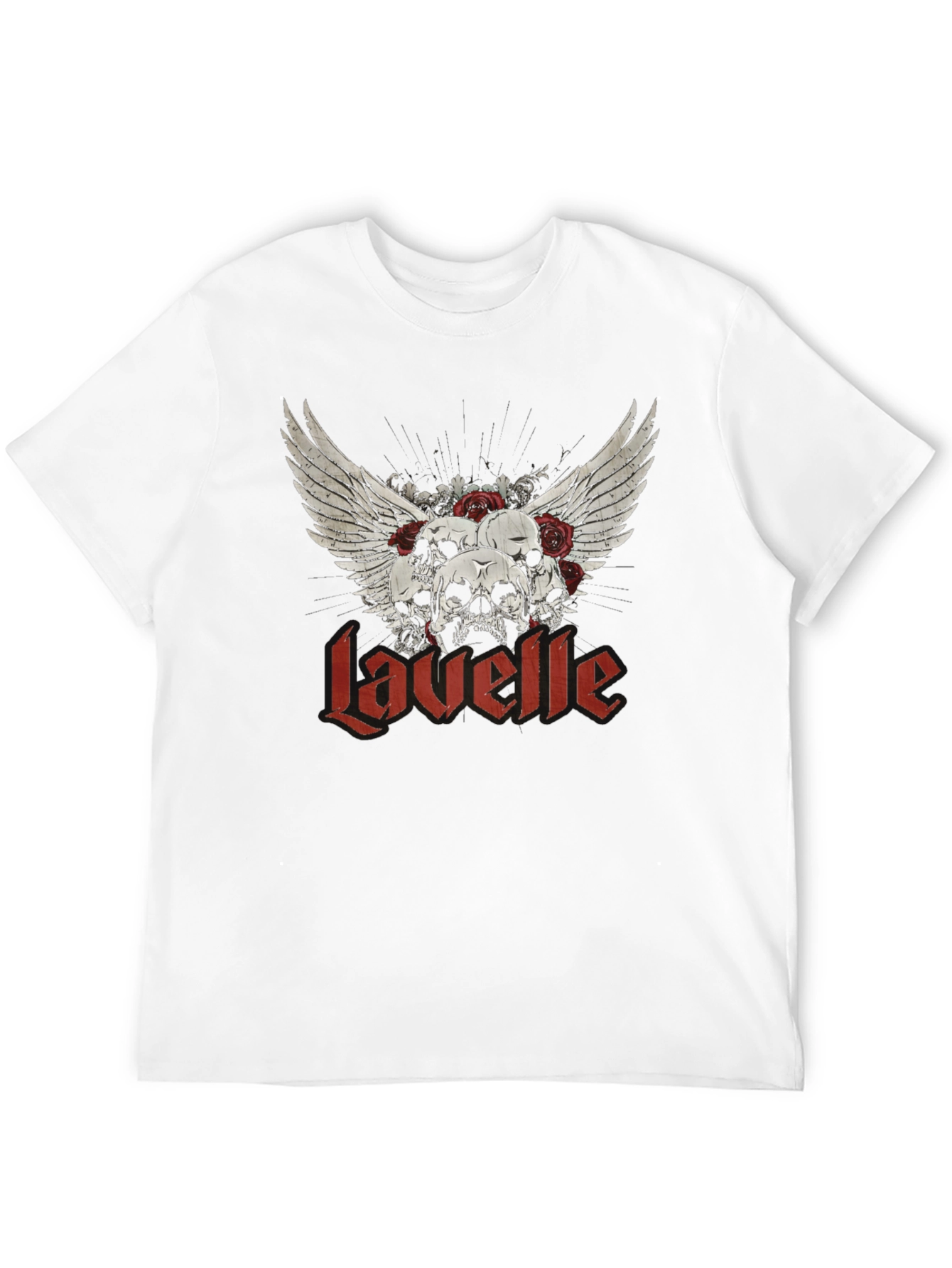 Lavelle Skull Winged Graphic T-Shirt