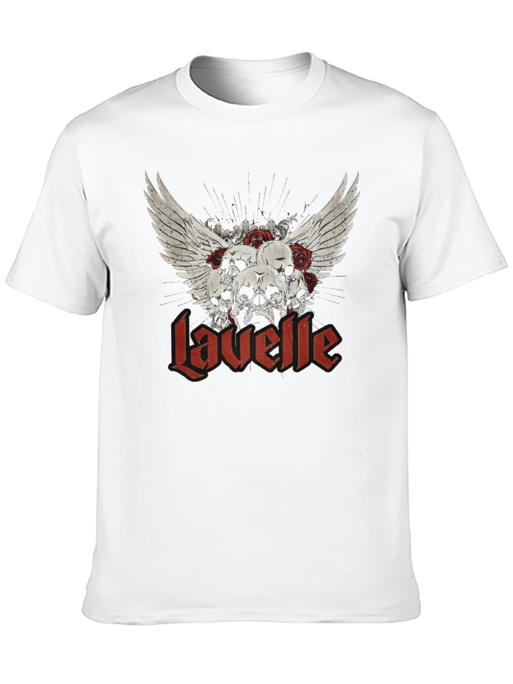 Lavelle Skull Winged Graphic T-Shirt