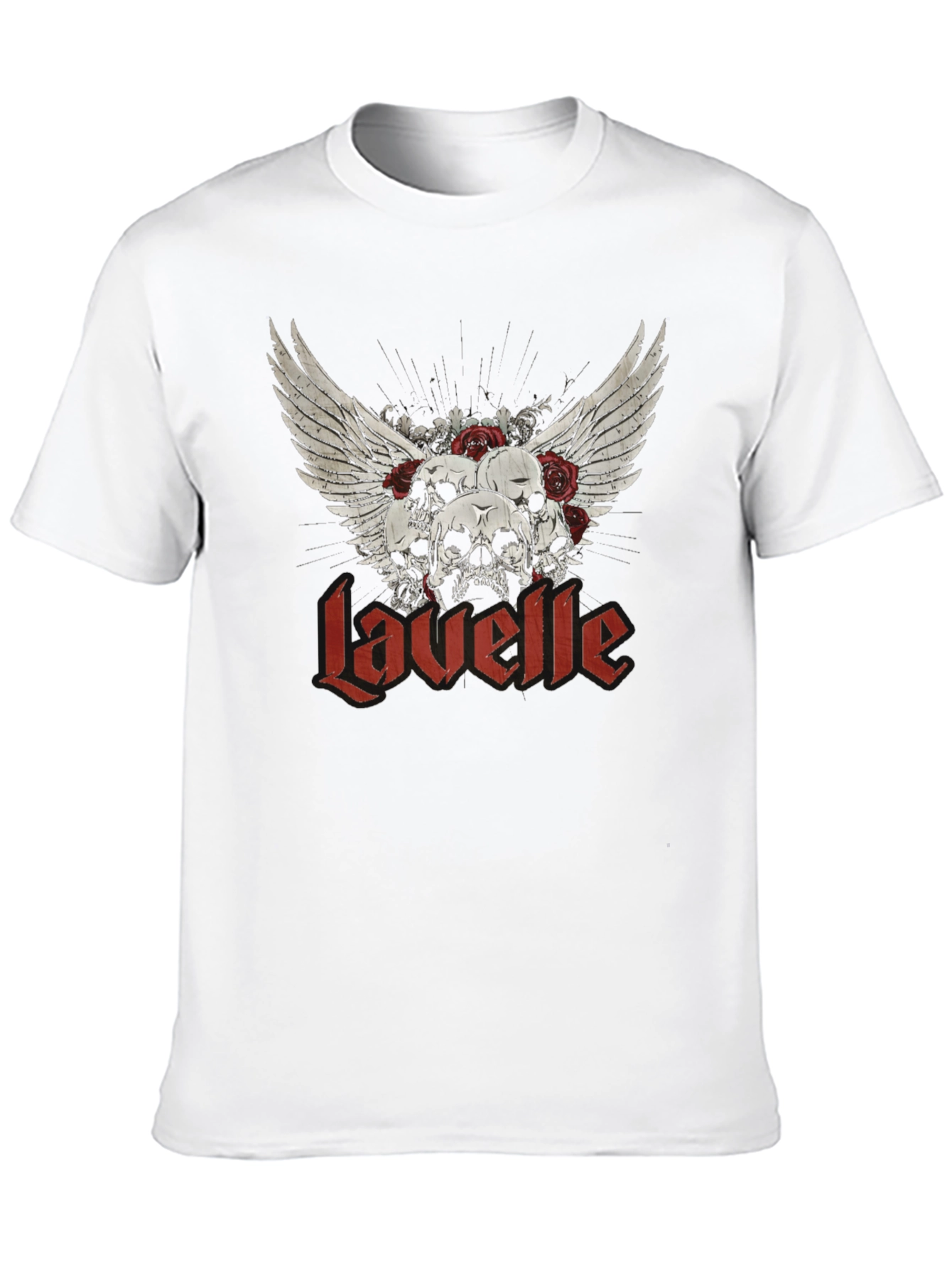 Lavelle Skull Winged Graphic T-Shirt