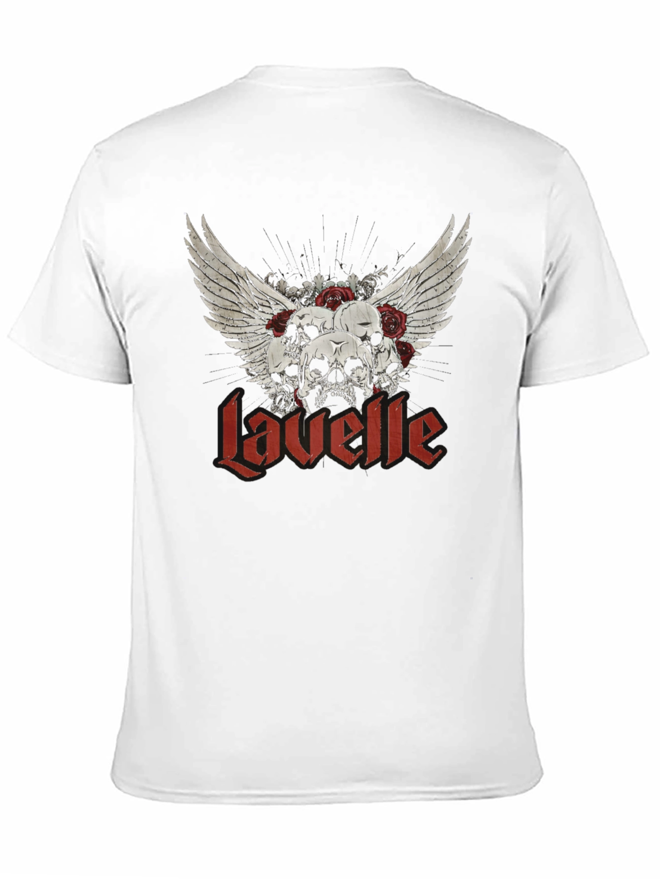 Lavelle Skull Winged Graphic T-Shirt