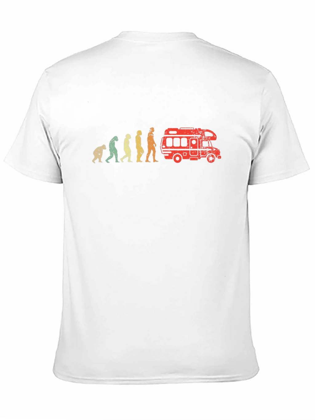 Evolution to Camper Van T-Shirt - Black Cotton Tee