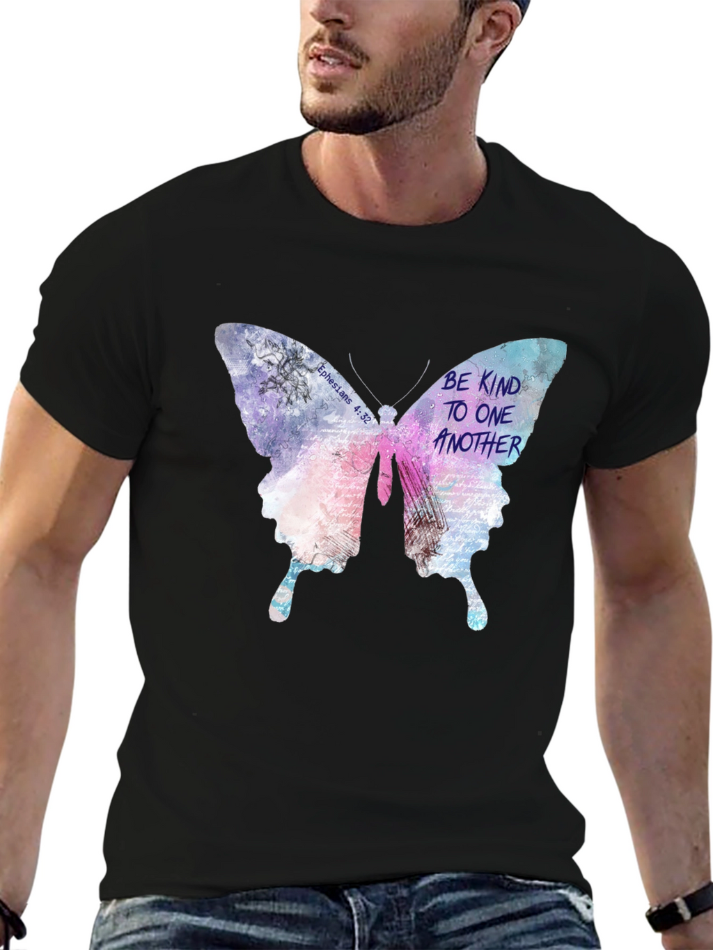 Butterfly Kindness T-Shirt Christian Tee
