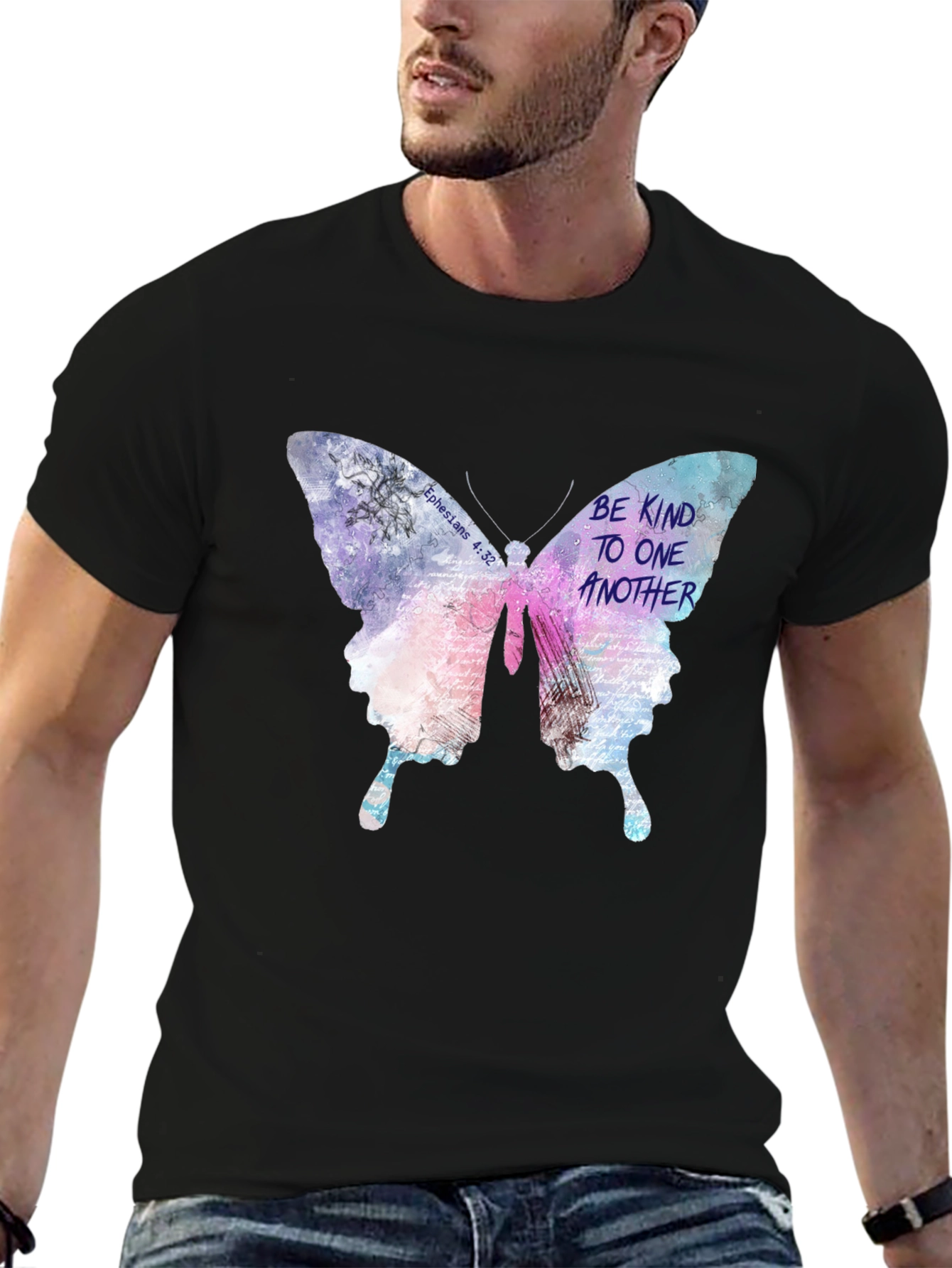 Butterfly Kindness T-Shirt Christian Tee