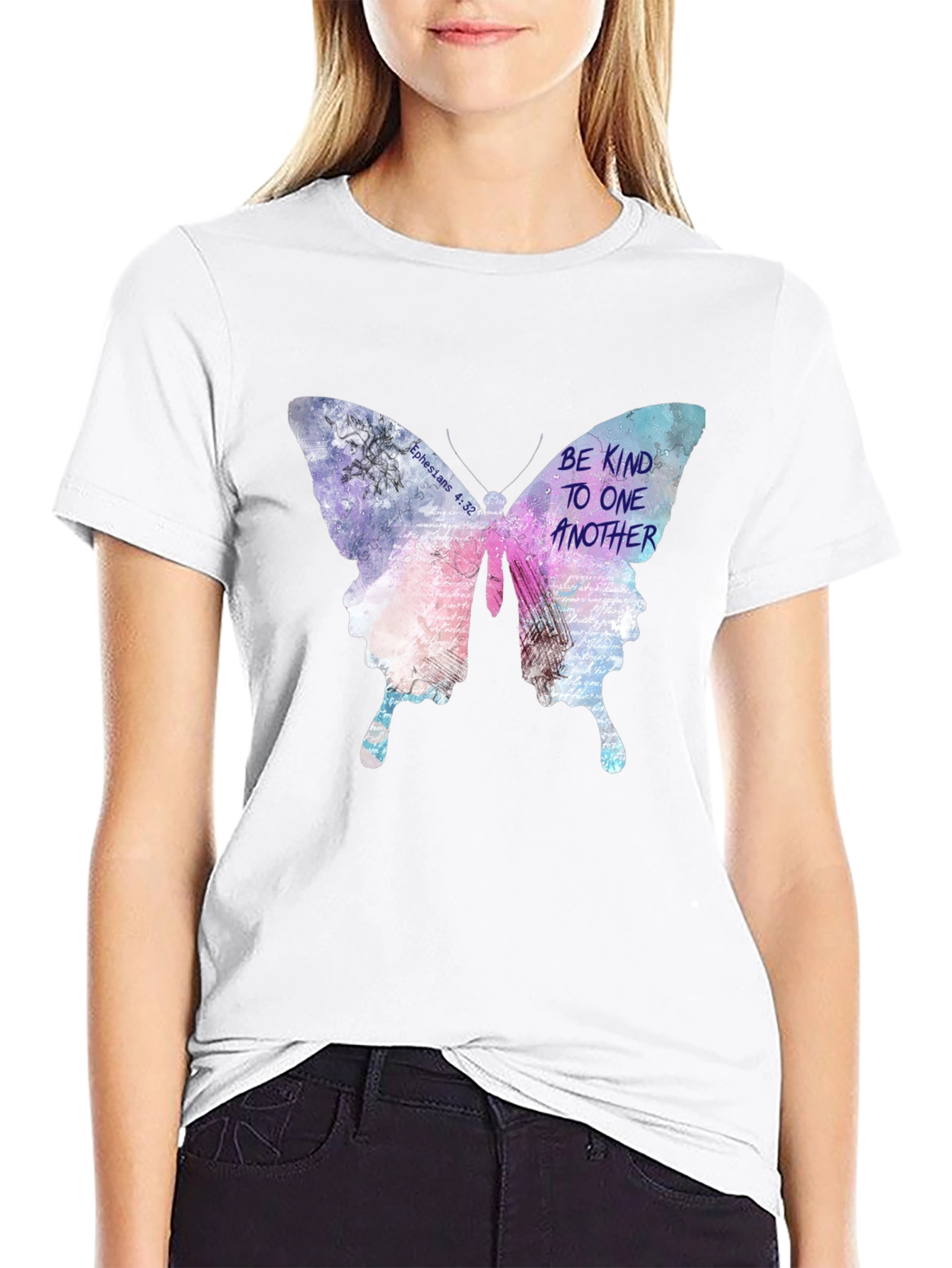 Butterfly Kindness T-Shirt Christian Tee