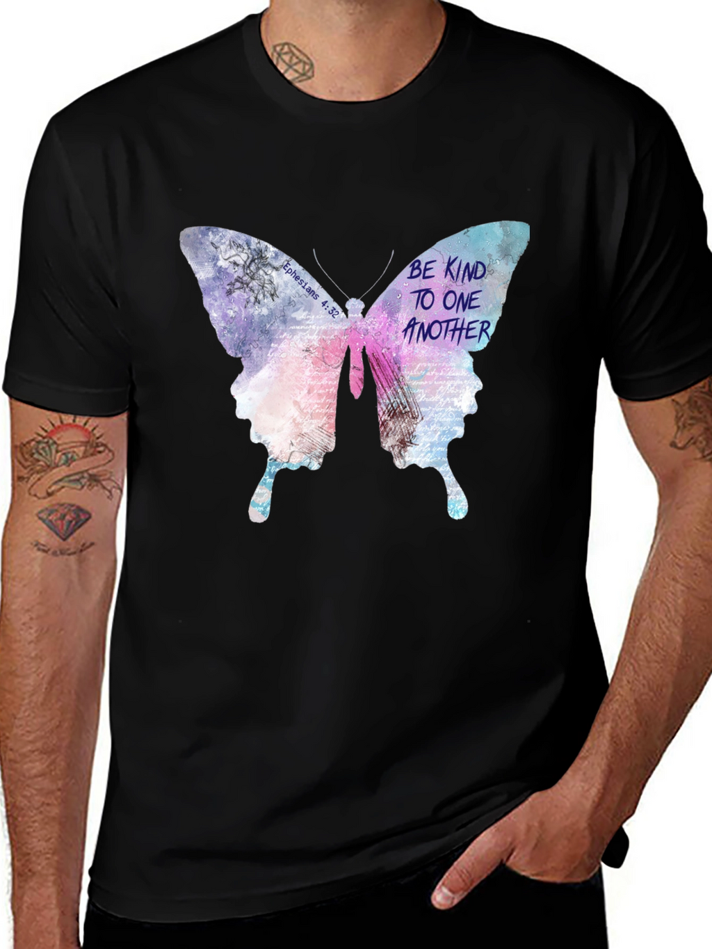Butterfly Kindness T-Shirt Christian Tee