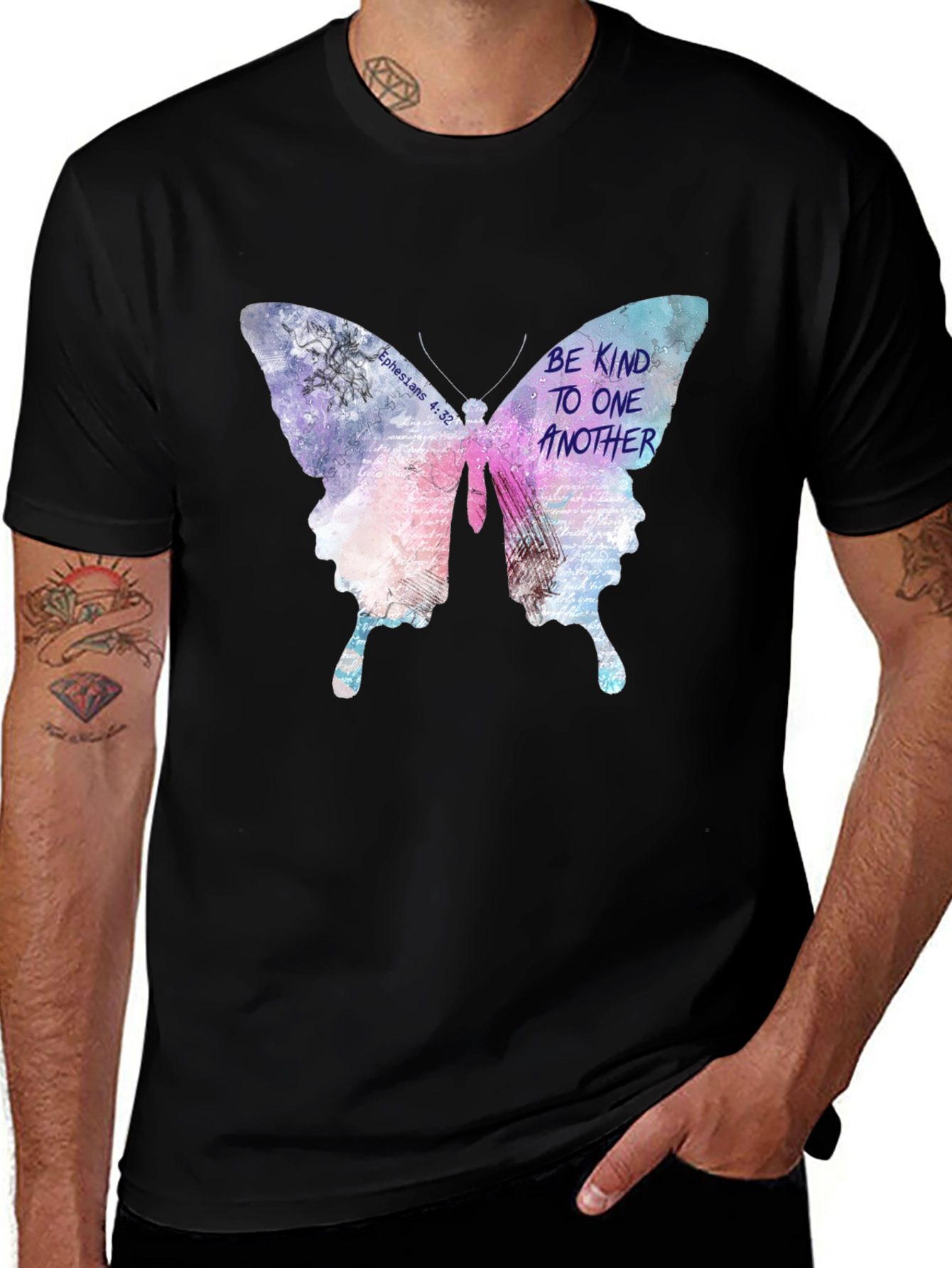 Butterfly Kindness T-Shirt Christian Tee