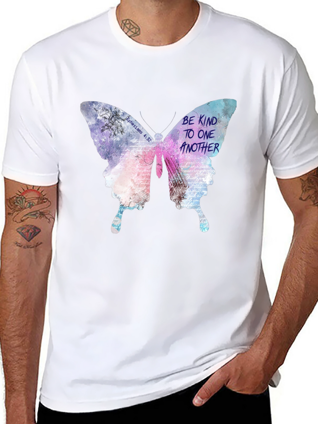 Butterfly Kindness T-Shirt Christian Tee