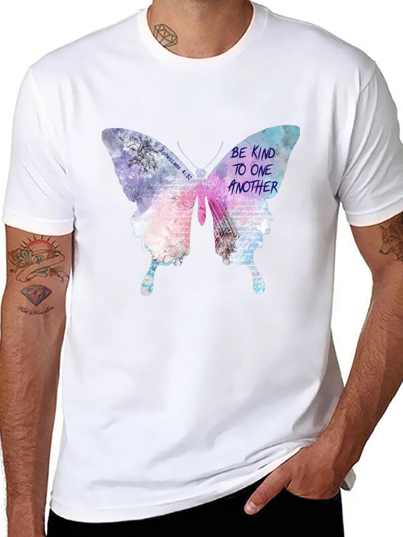 Butterfly Kindness T-Shirt Christian Tee