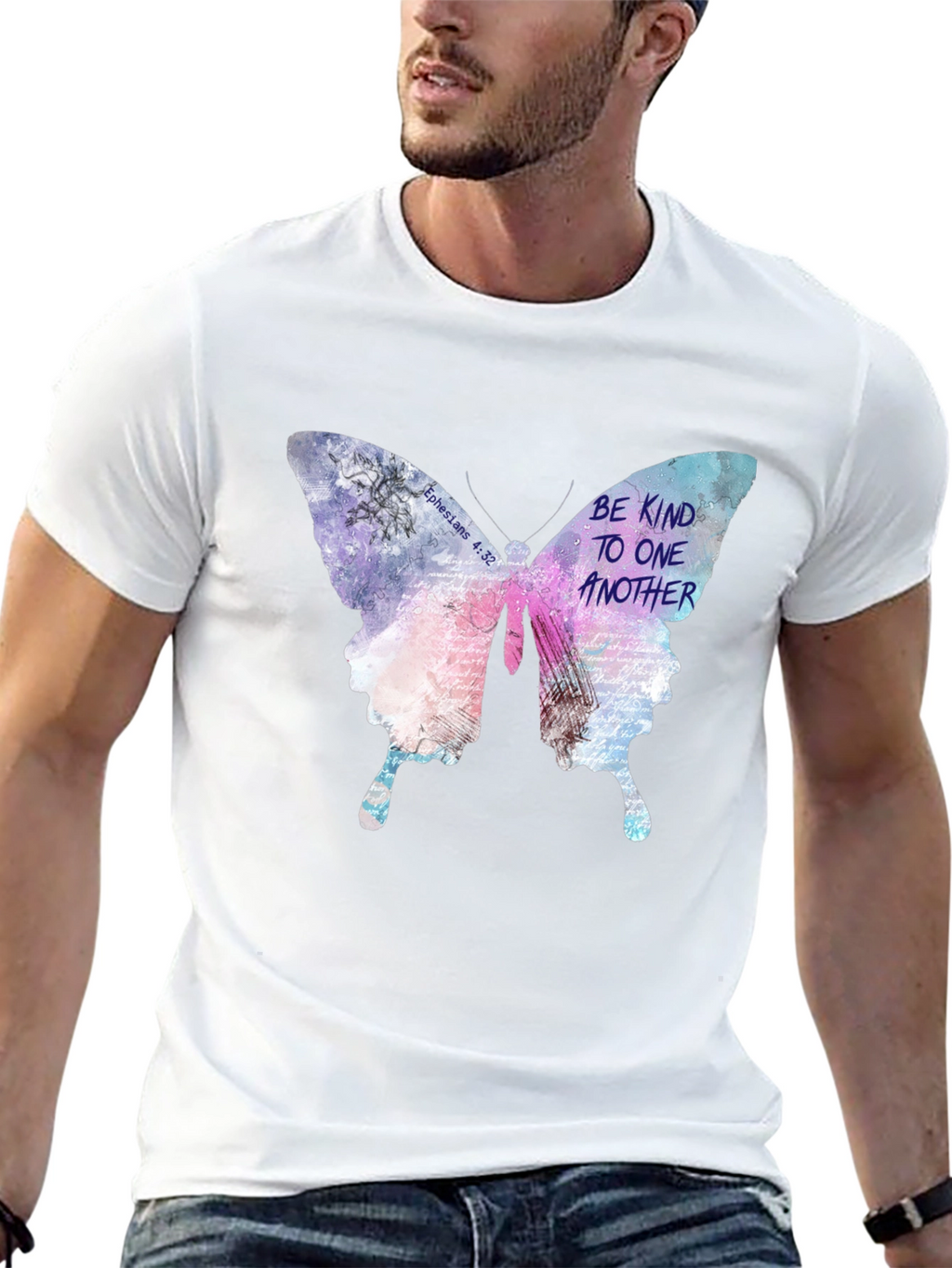 Butterfly Kindness T-Shirt Christian Tee