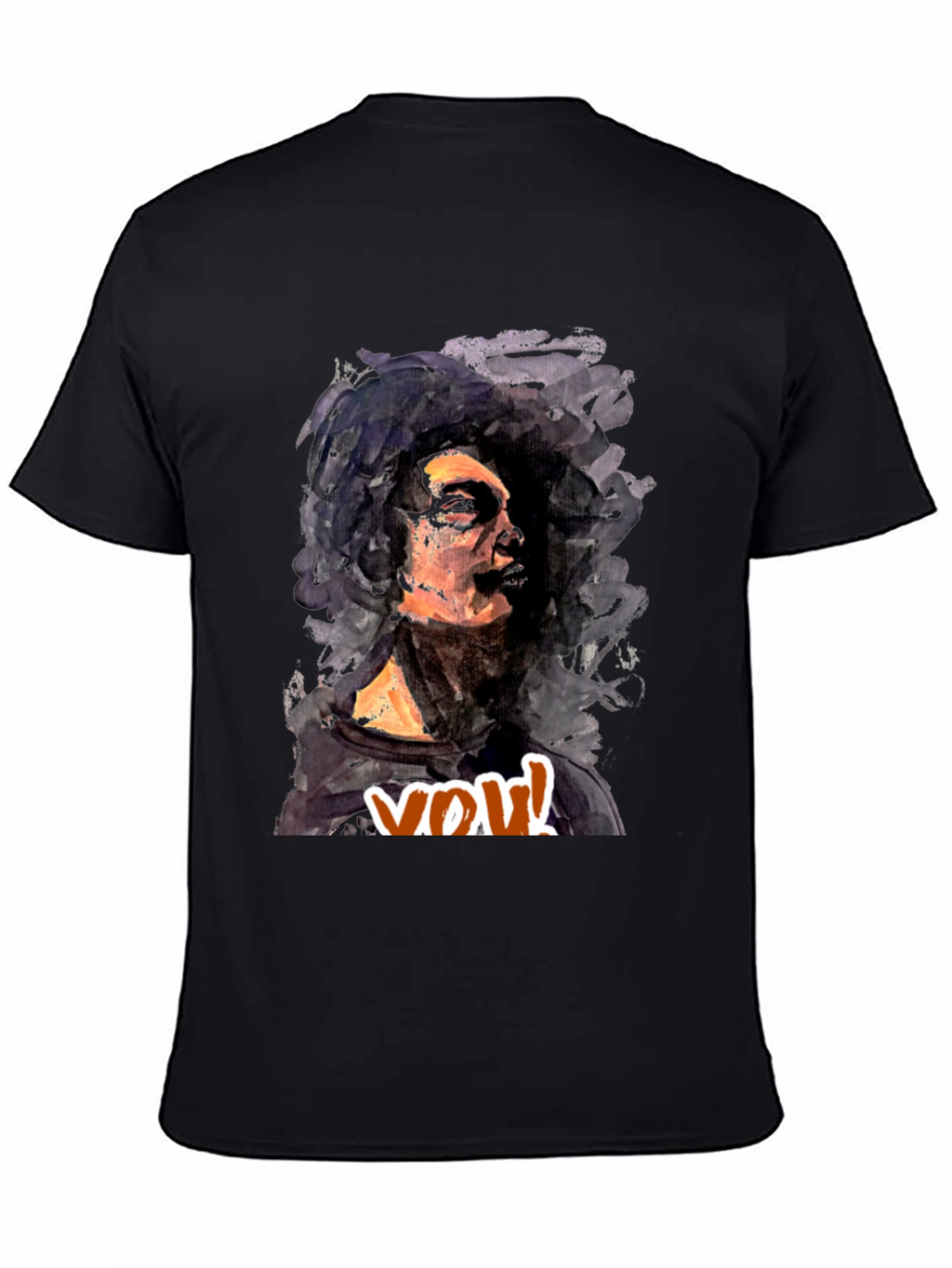 Abstract Art Print Crew Neck Tee