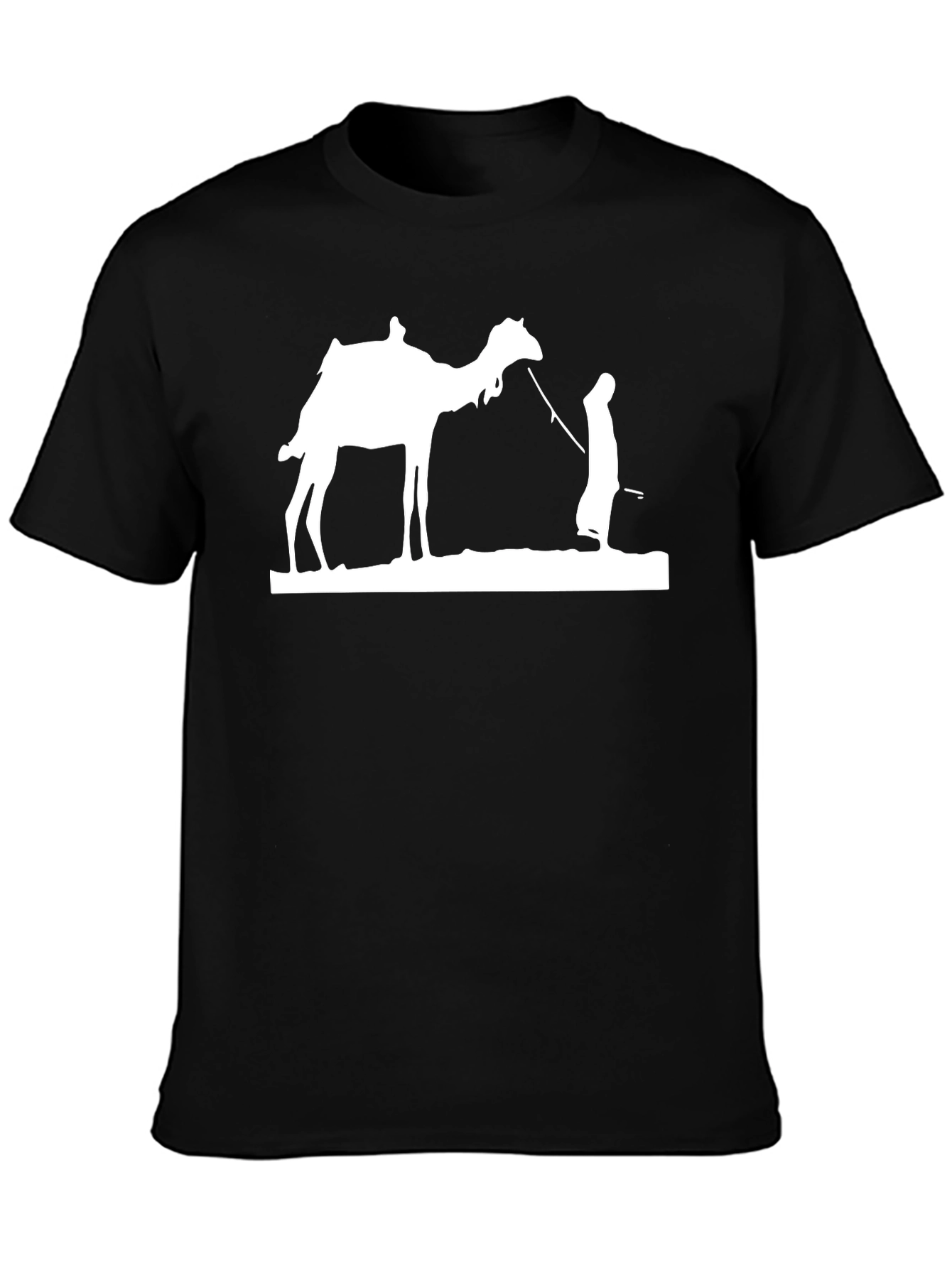 Camel Silhouette Black T-Shirt