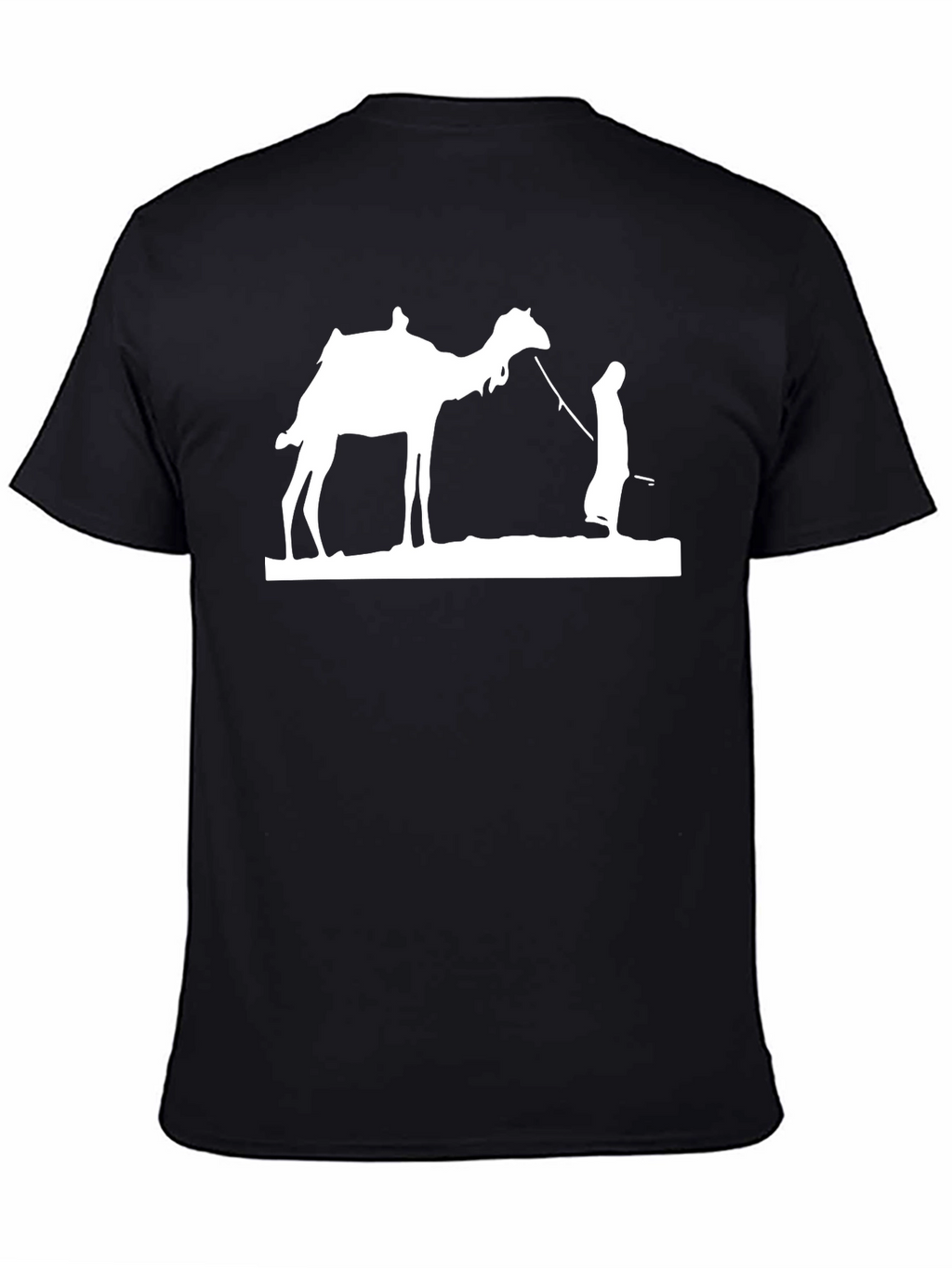 Camel Silhouette Black T-Shirt
