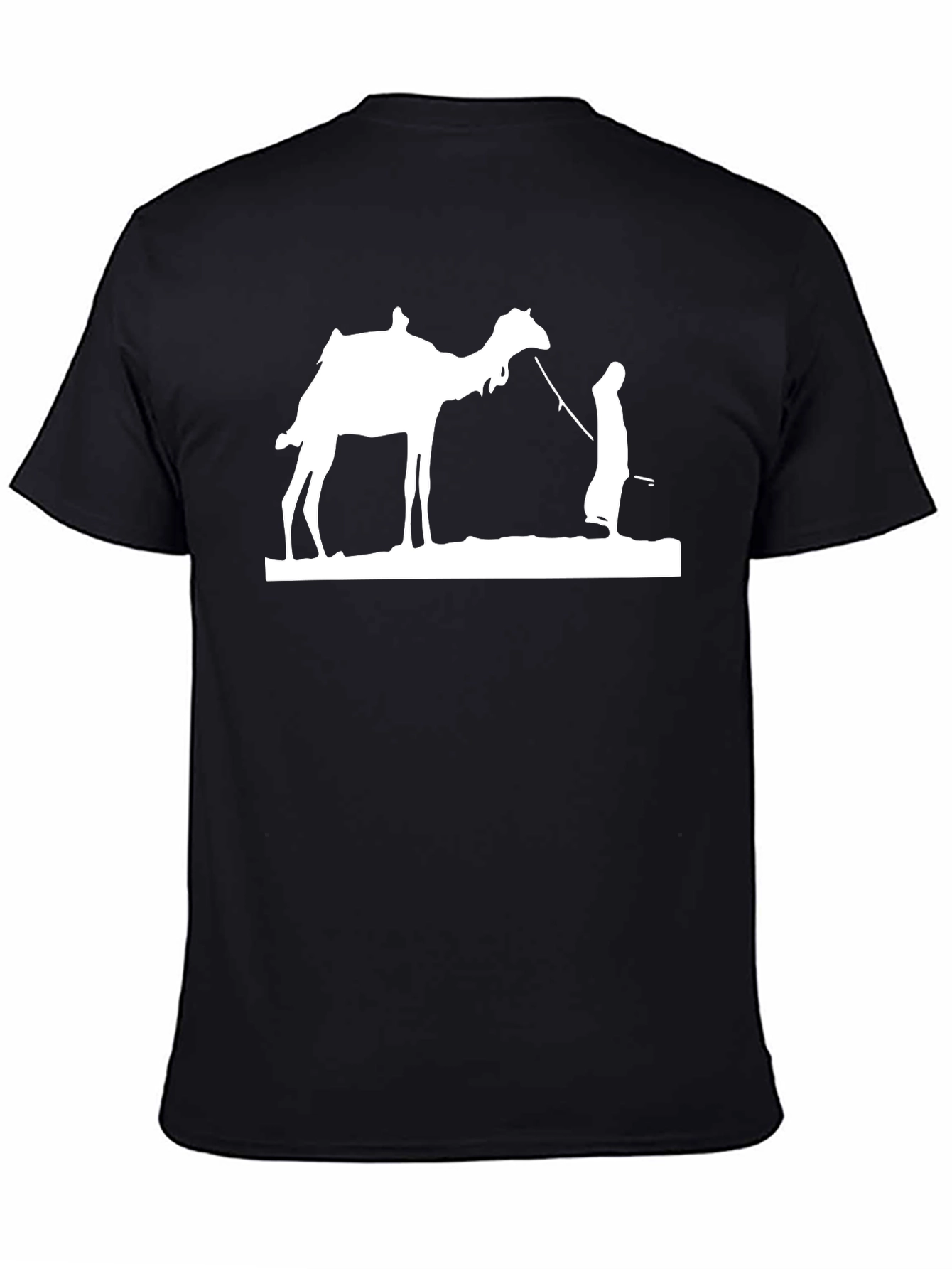 Camel Silhouette Black T-Shirt