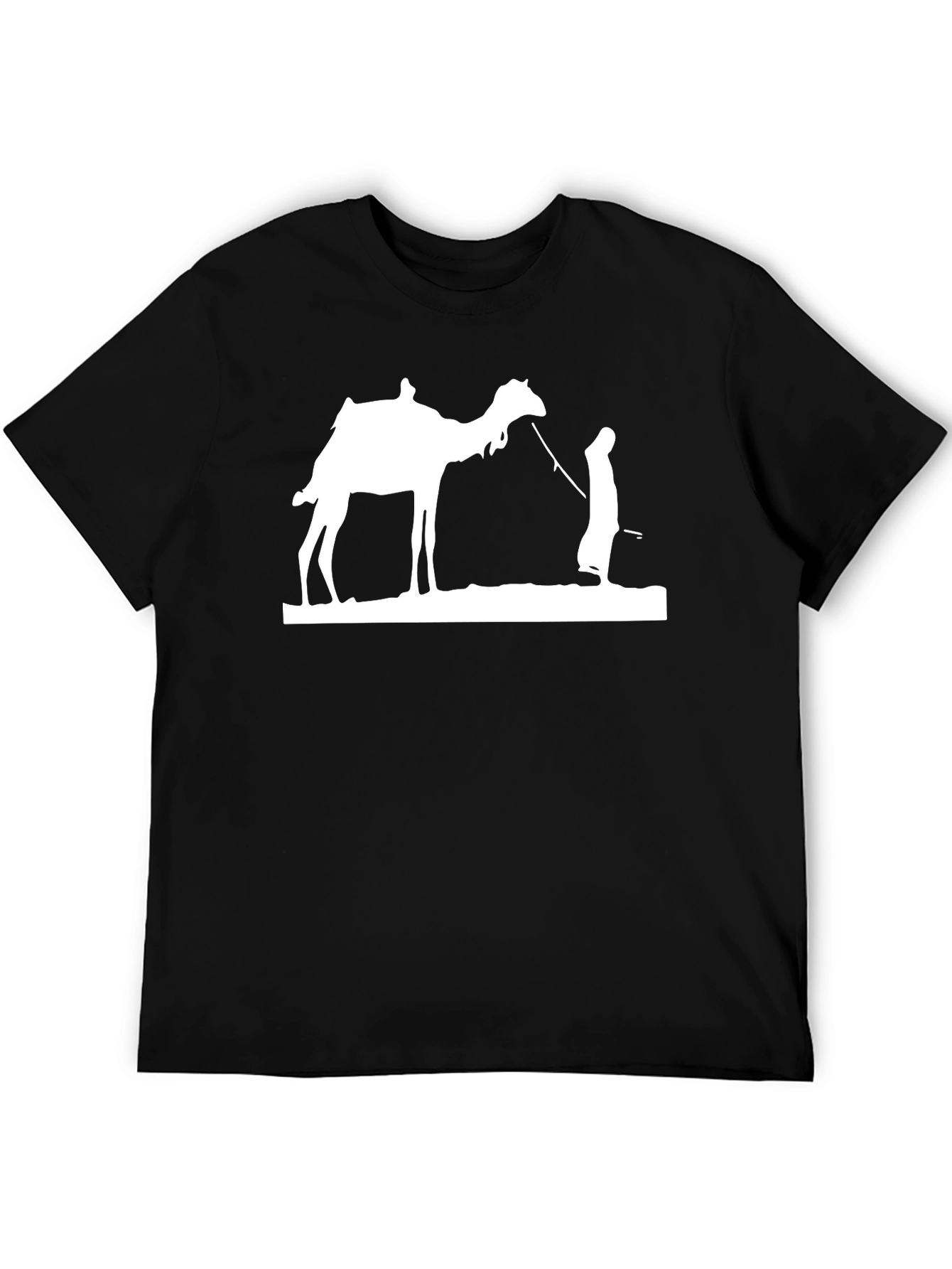 Camel Silhouette Black T-Shirt
