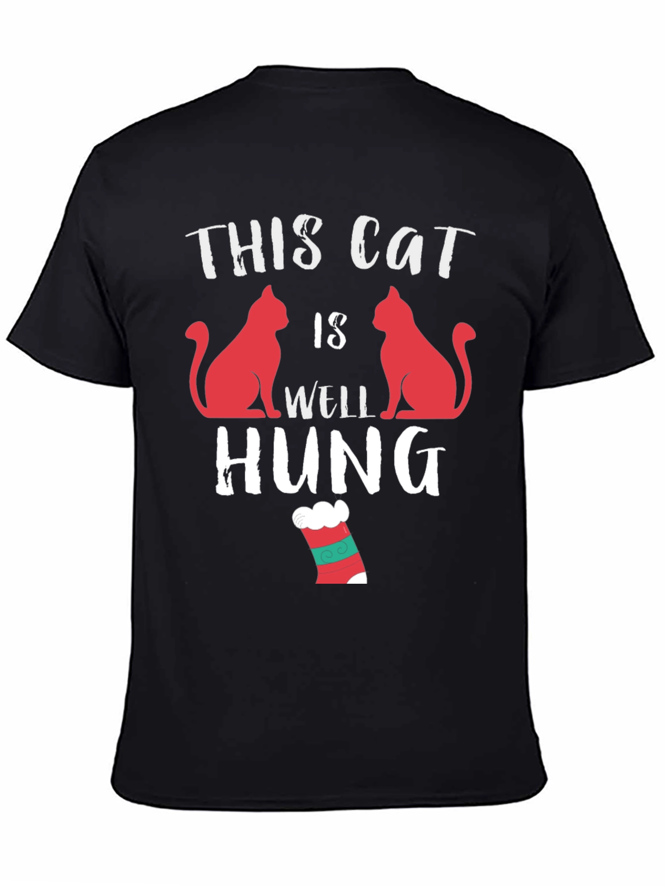 This Cat is Well Hung T-Shirt - Funny Adult Humor