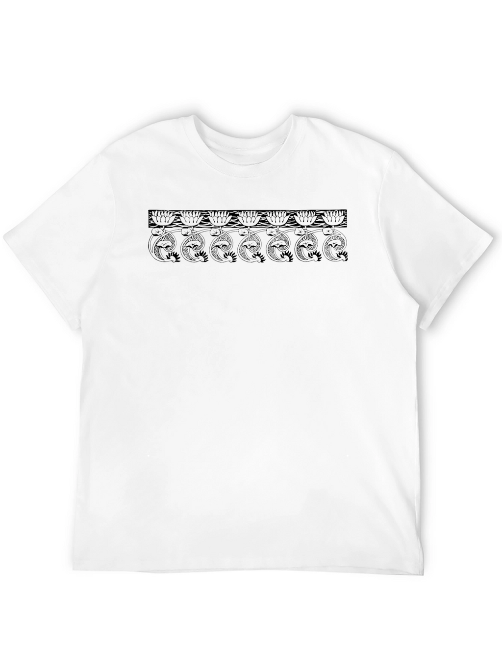 Stylish Black T-Shirt with Graphic Design