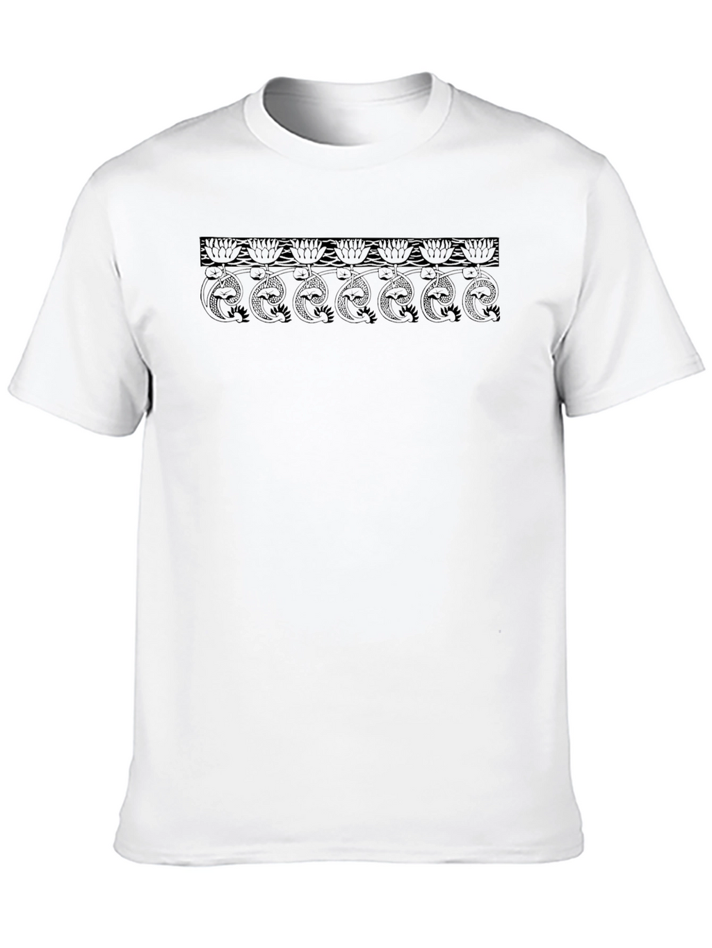 Stylish Black T-Shirt with Graphic Design