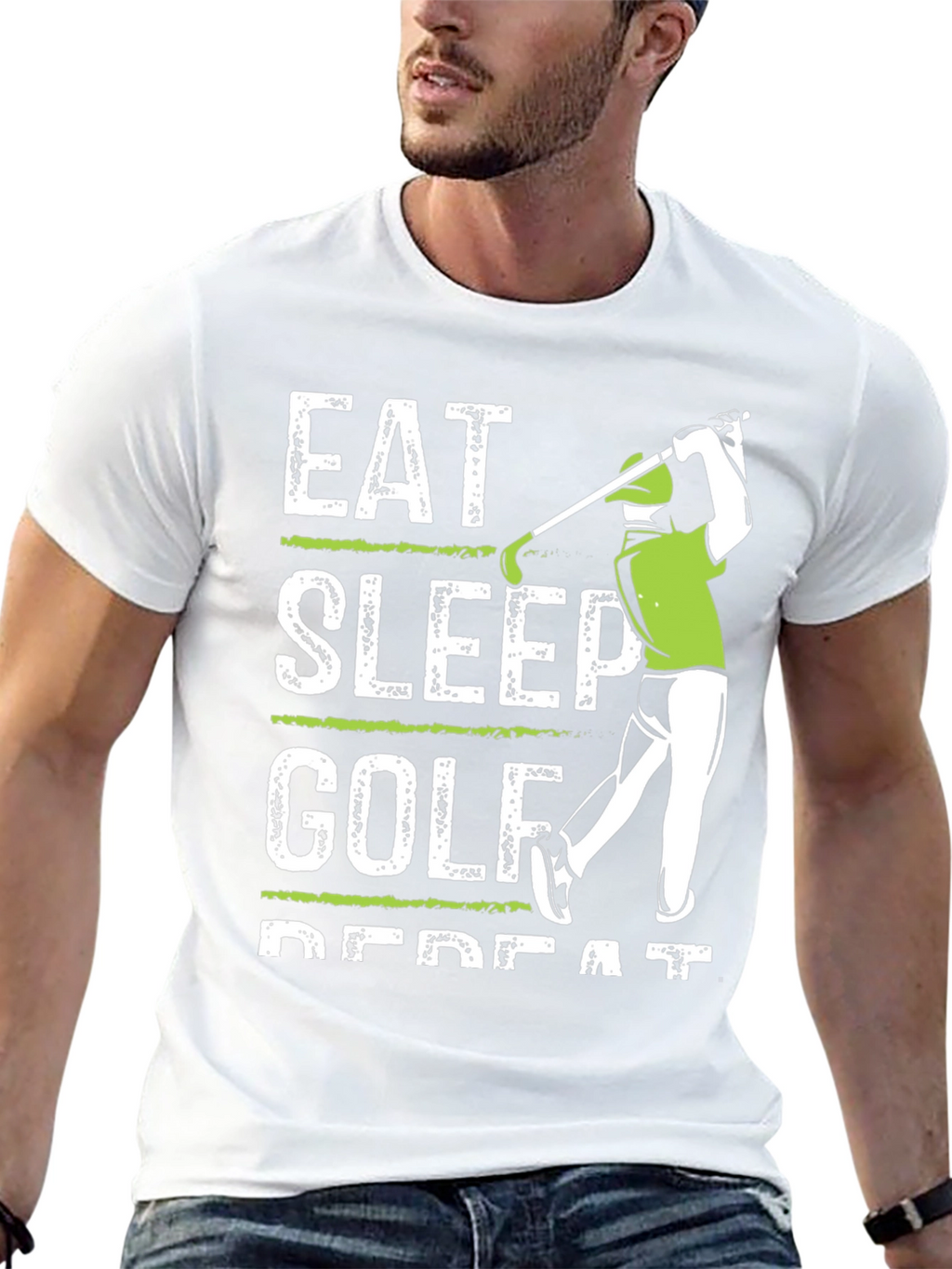 Eat Sleep Golf Repeat T-Shirt