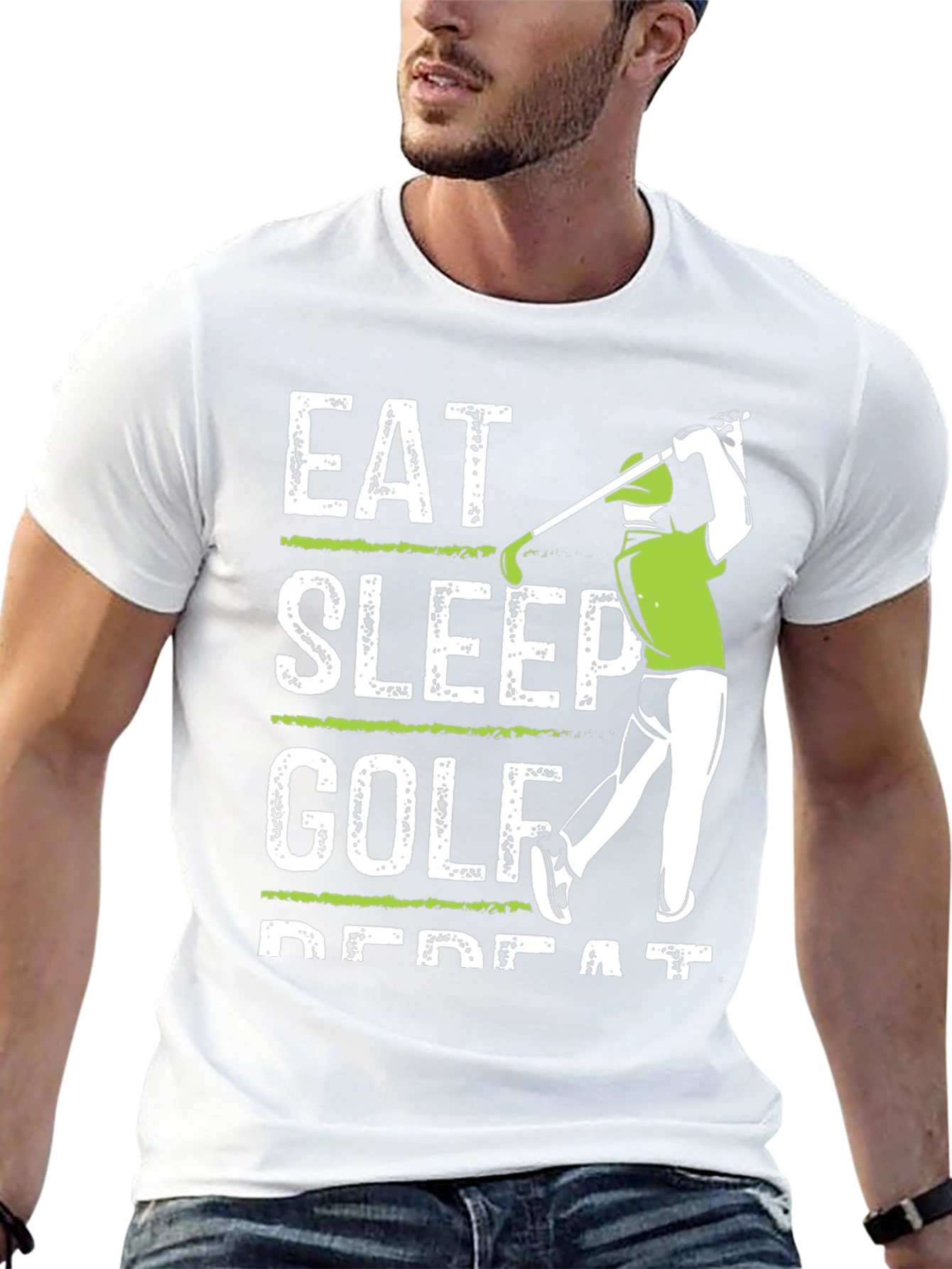 Eat Sleep Golf Repeat T-Shirt