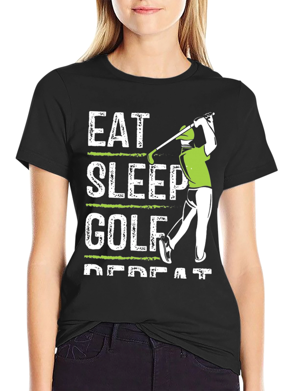 Eat Sleep Golf Repeat T-Shirt