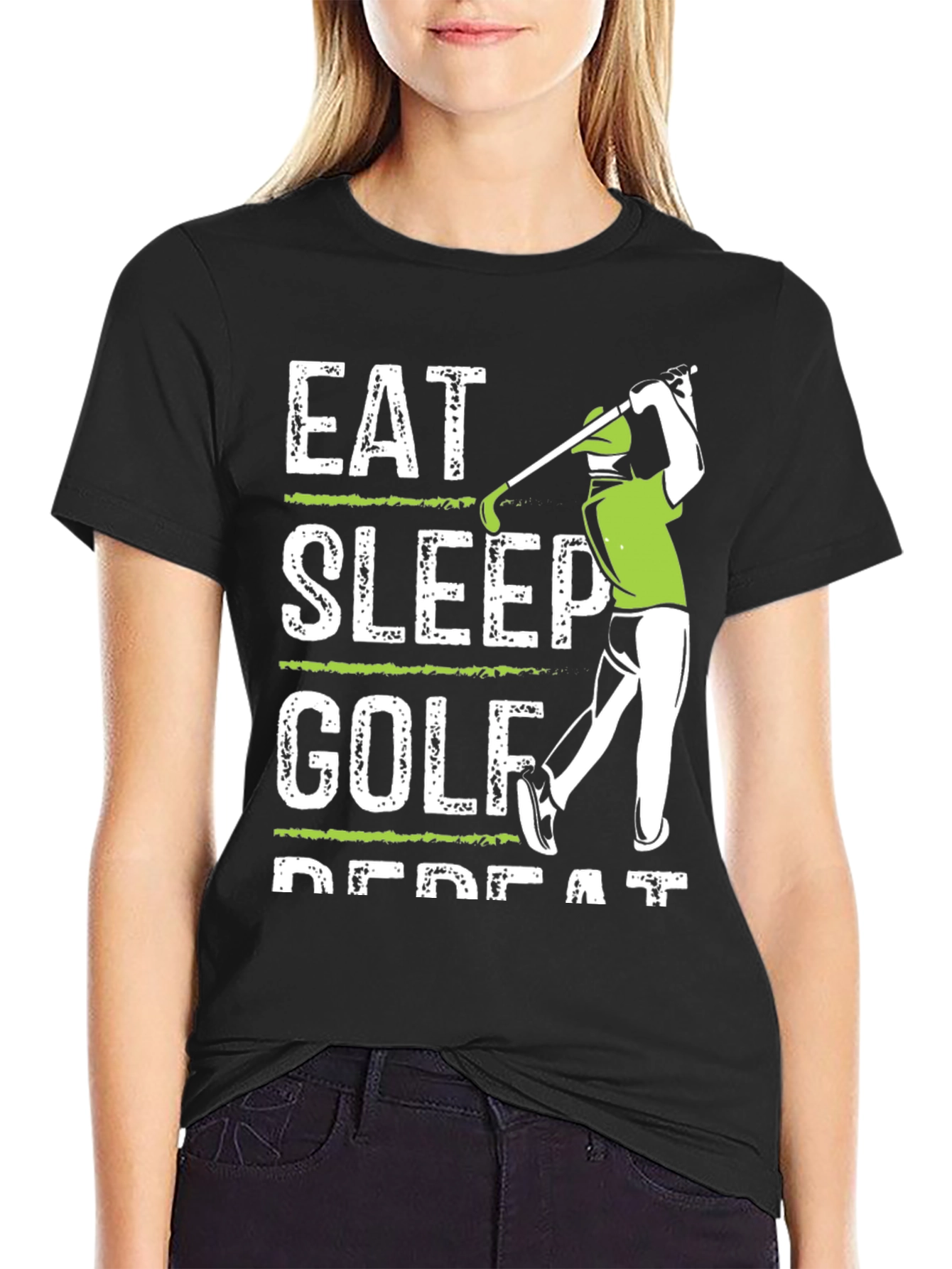 Eat Sleep Golf Repeat T-Shirt