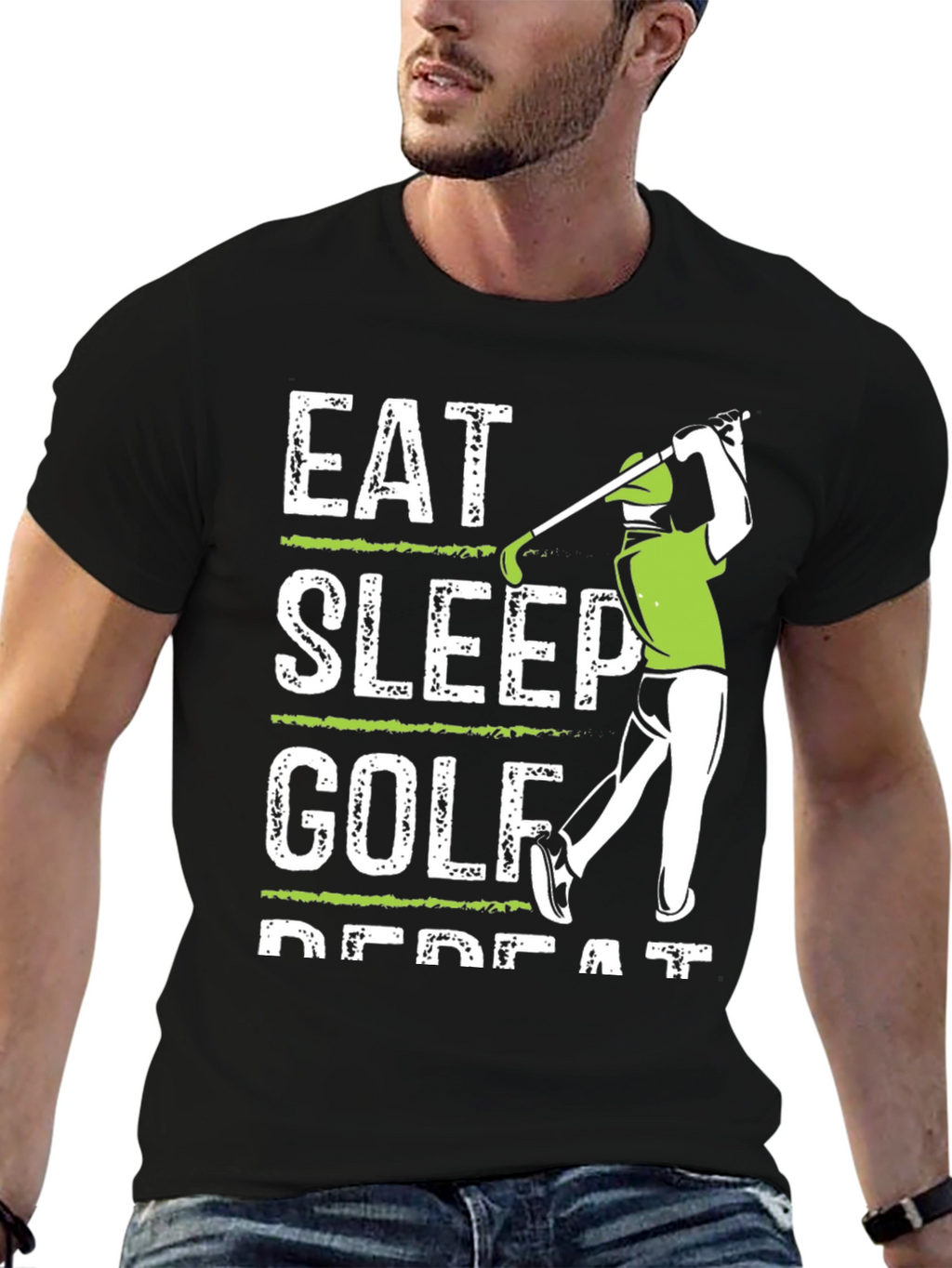 Eat Sleep Golf Repeat T-Shirt