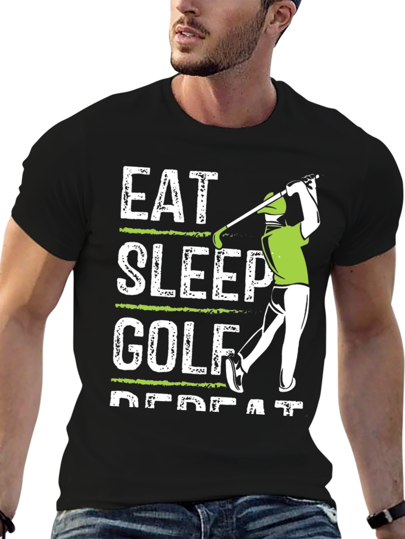 Eat Sleep Golf Repeat T-Shirt