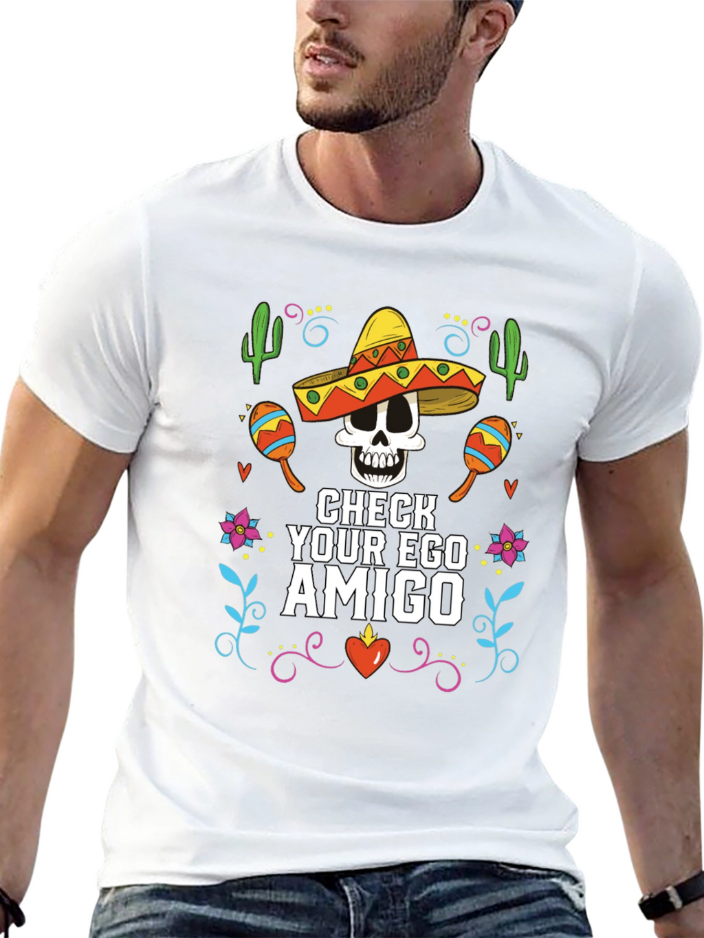 Check Your Ego Amigo T-Shirt - Cinco de Mayo