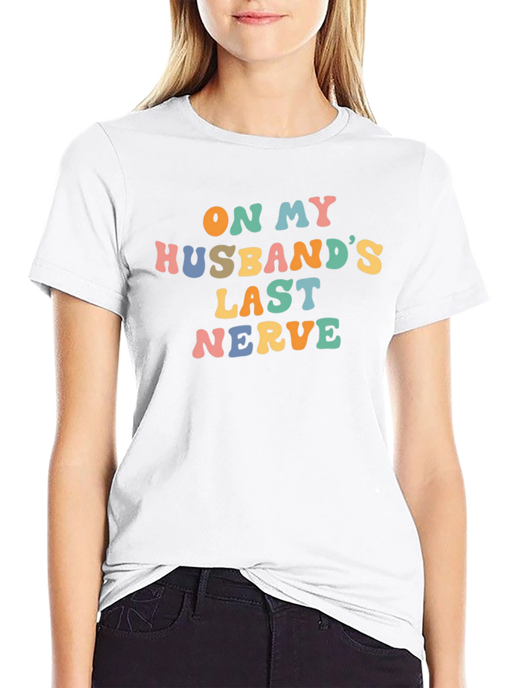 On My Husbands Last Nerve Graphic Tee