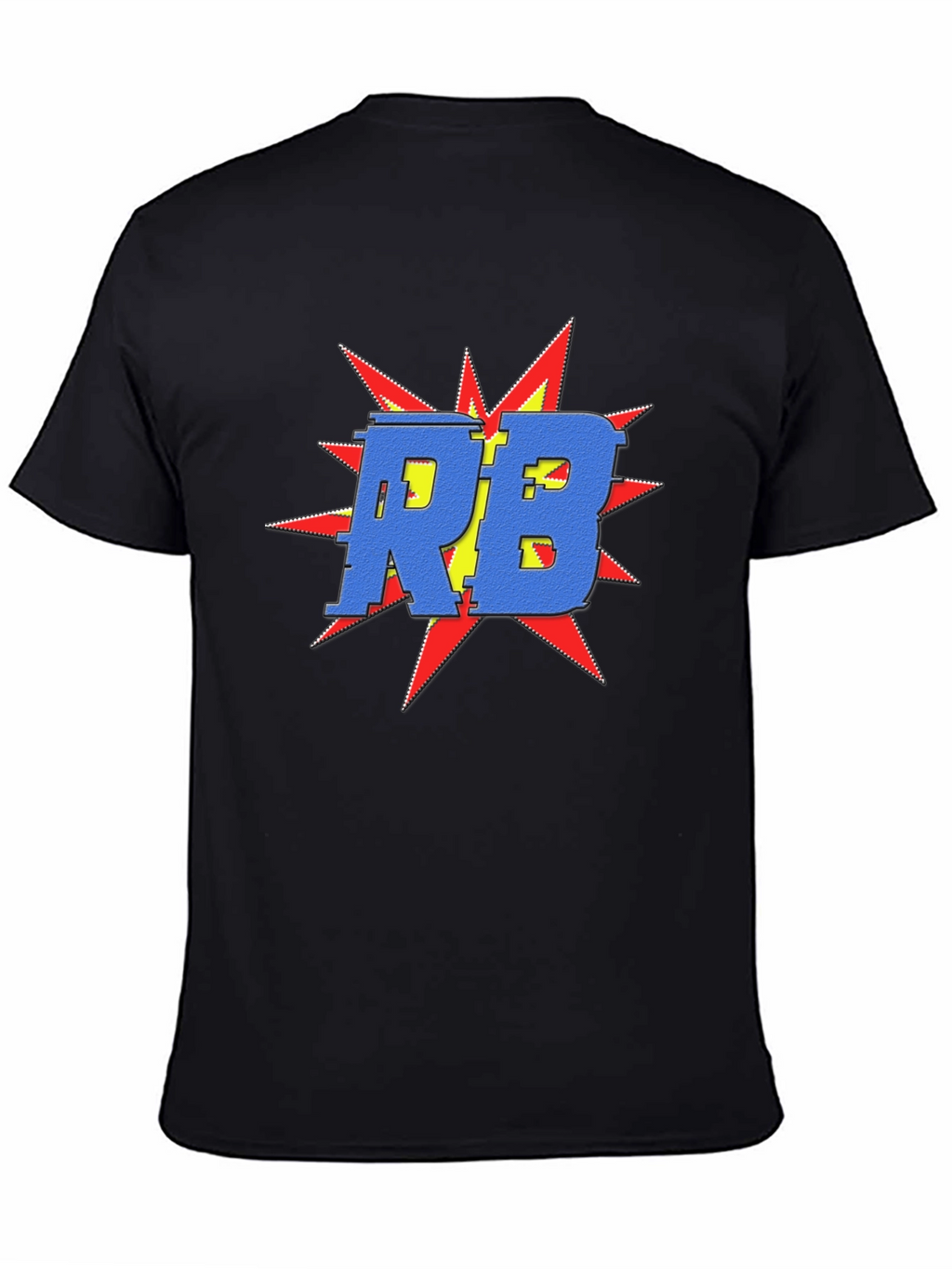 Bold RB Graphic Tee - Retro Pop Art Shirt
