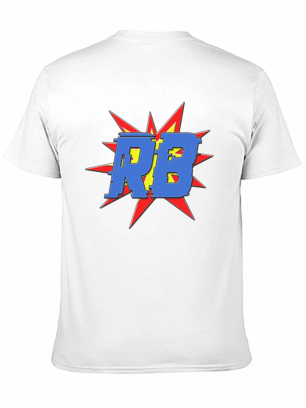 Bold RB Graphic Tee - Retro Pop Art Shirt