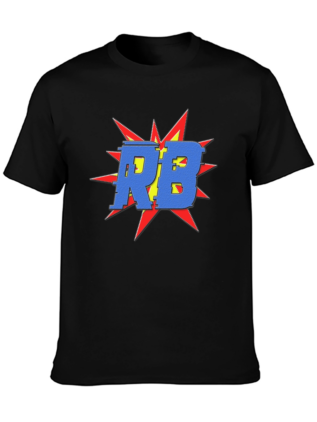 Bold RB Graphic Tee - Retro Pop Art Shirt
