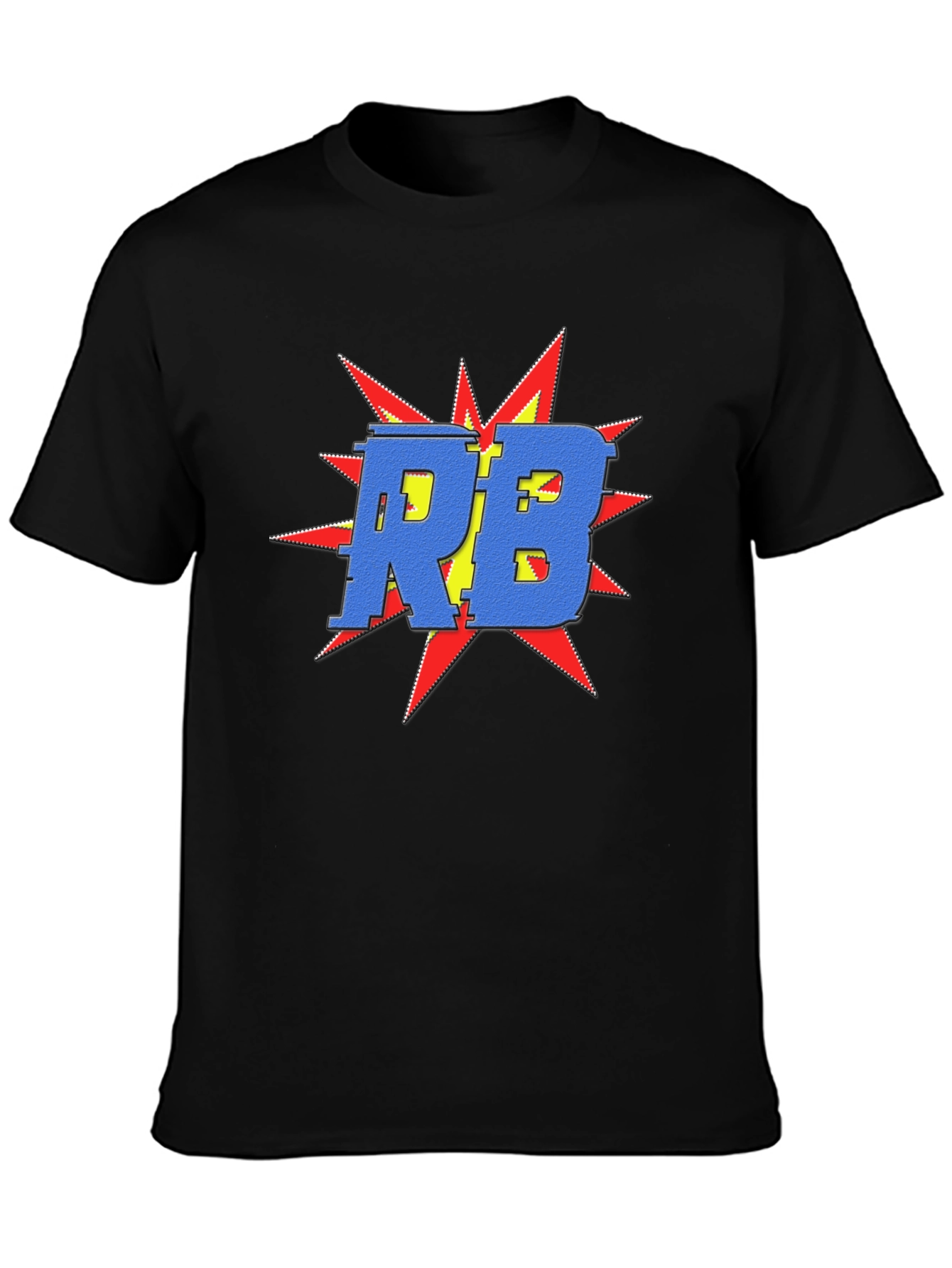 Bold RB Graphic Tee - Retro Pop Art Shirt