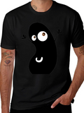 Funky Black Bean Cartoon T-Shirt