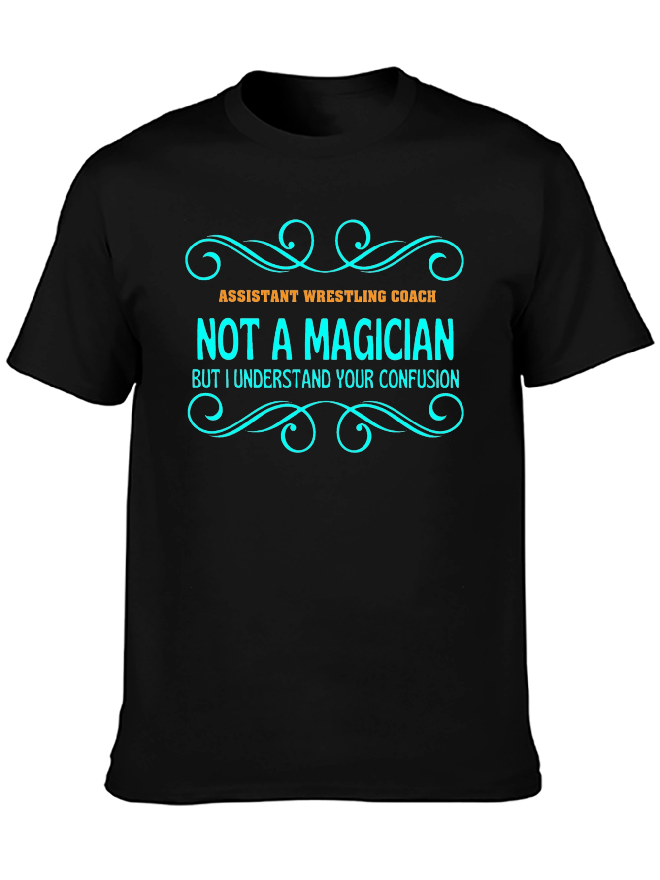Assistant Wrestling Coach - Not A Magician T-Shirt