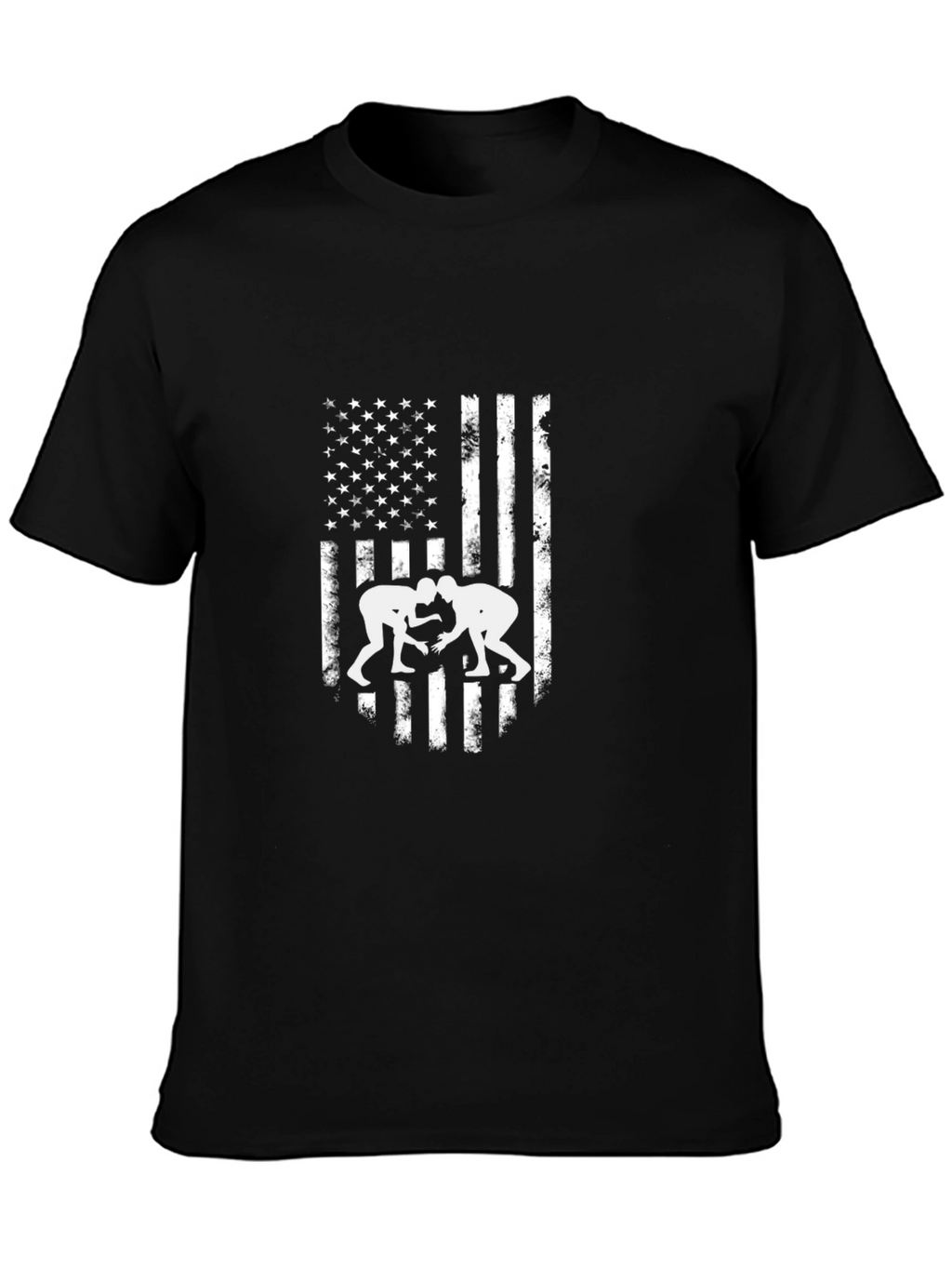 USA Wrestling Flag T-Shirt - Patriotic Tee