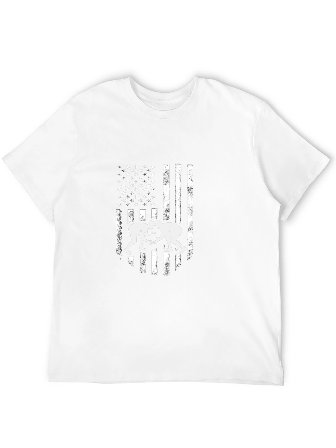 USA Wrestling Flag T-Shirt - Patriotic Tee
