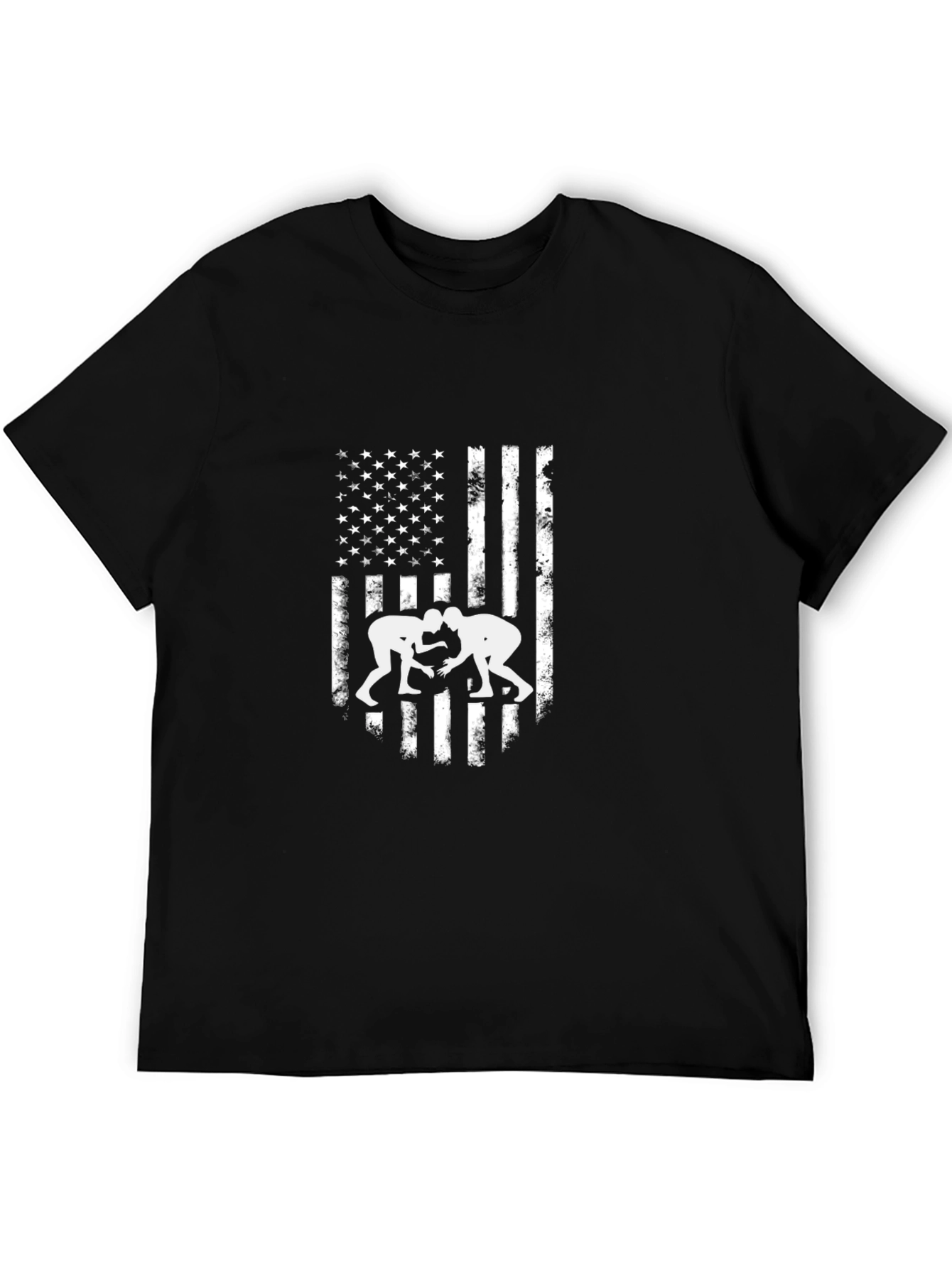 USA Wrestling Flag T-Shirt - Patriotic Tee