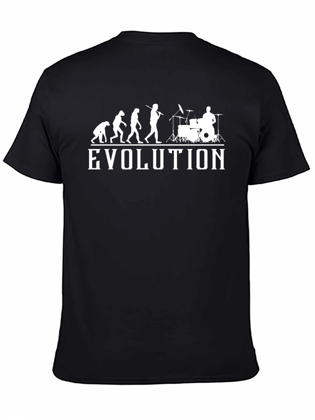 Evolution of Drumming T-Shirt - Black