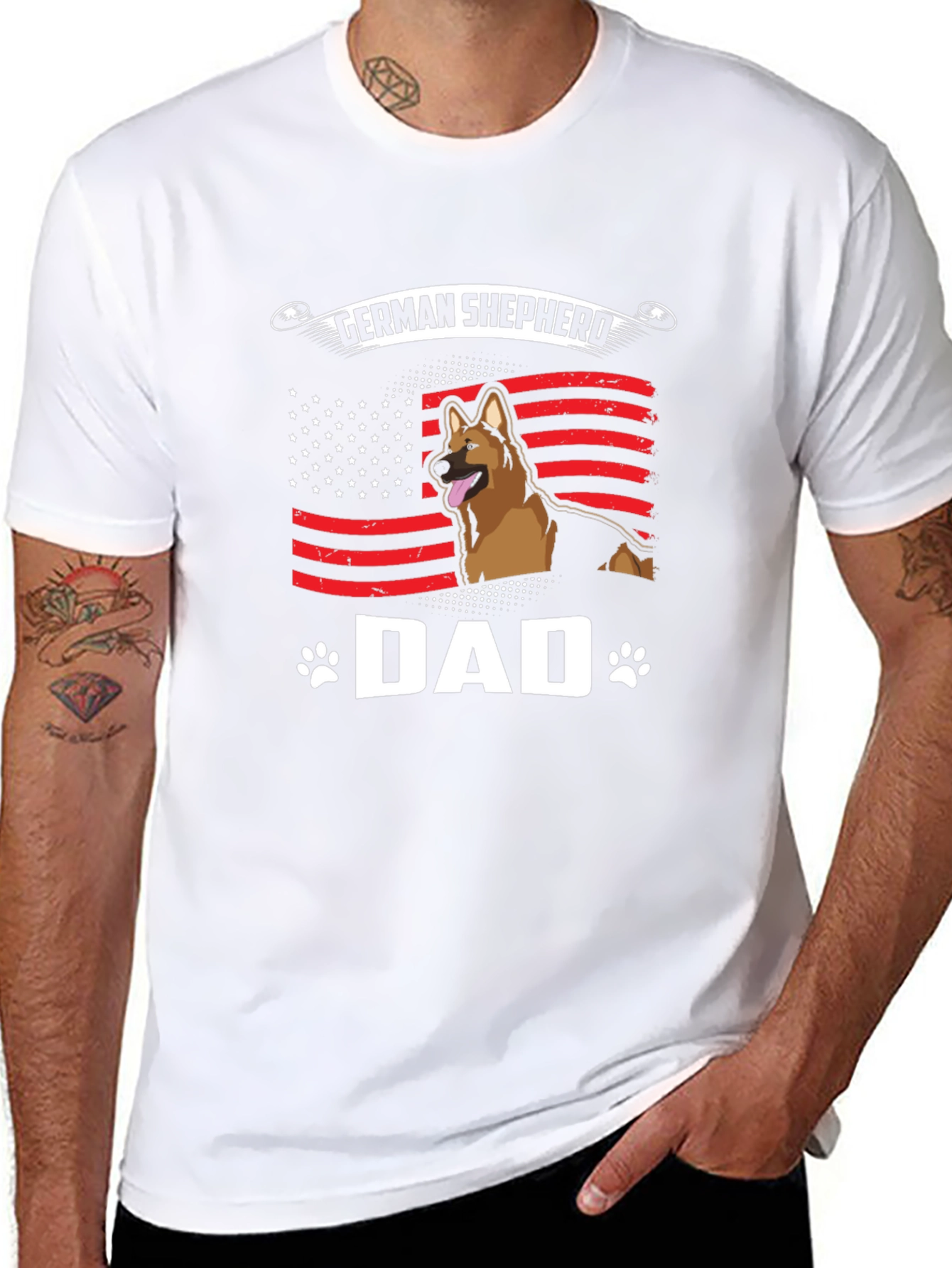 German Shepherd Dad T-Shirt