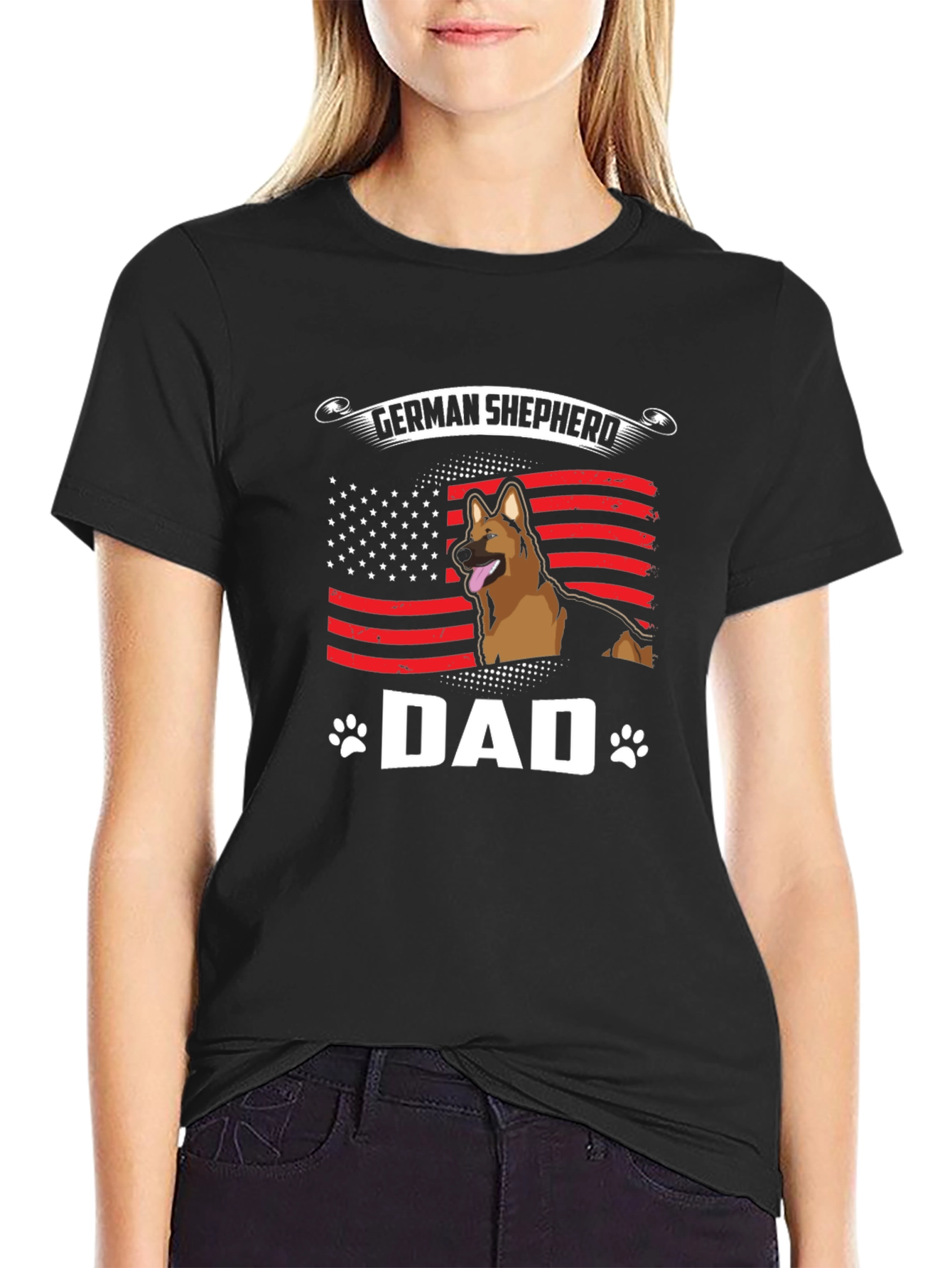 German Shepherd Dad T-Shirt