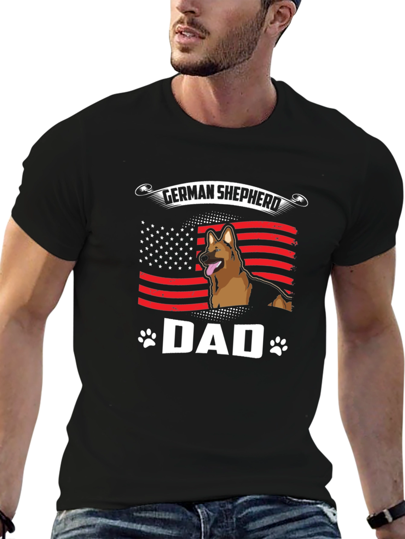 German Shepherd Dad T-Shirt