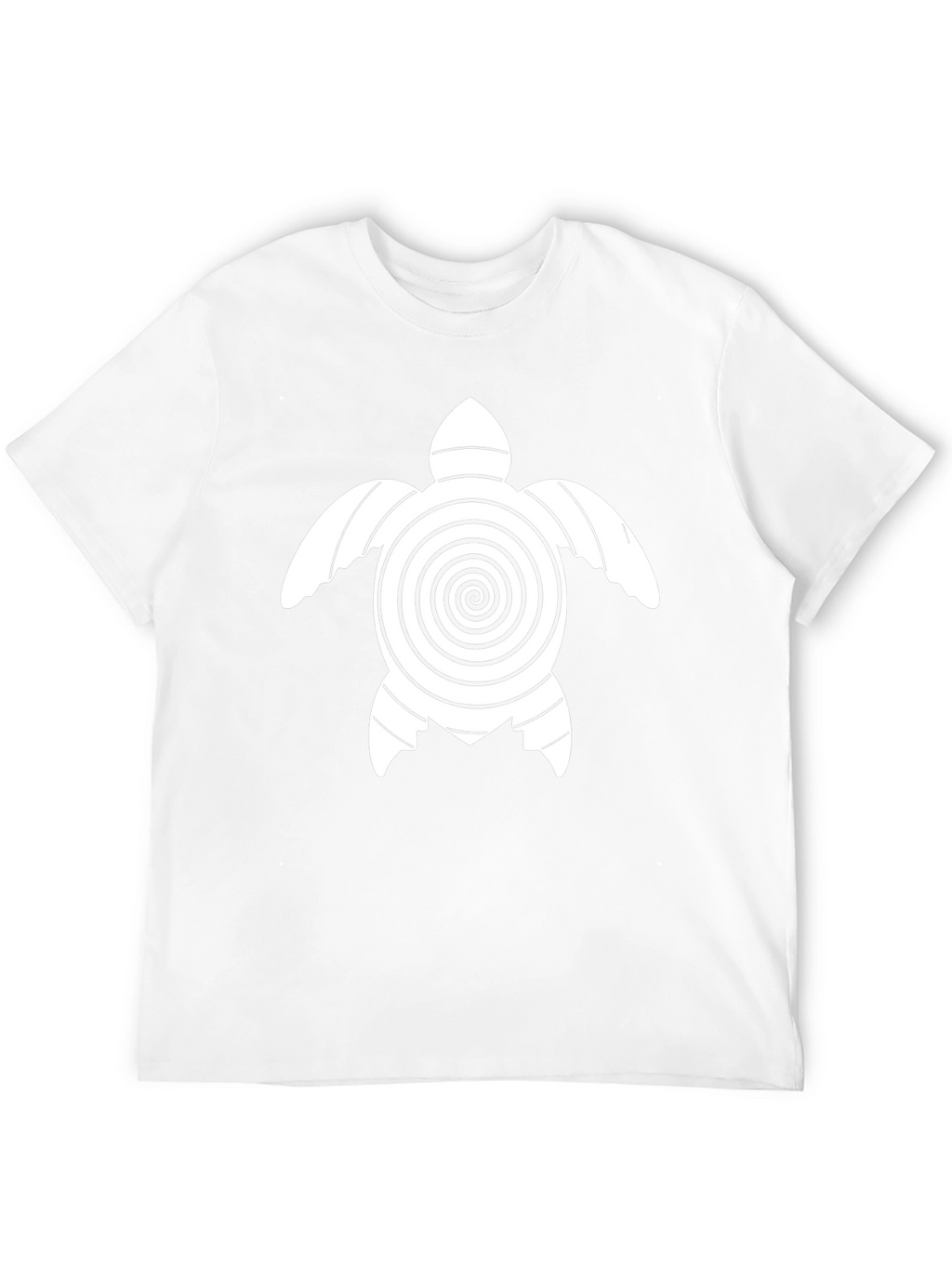 Turtle Spiral Graphic Tee - Casual Black T-Shirt