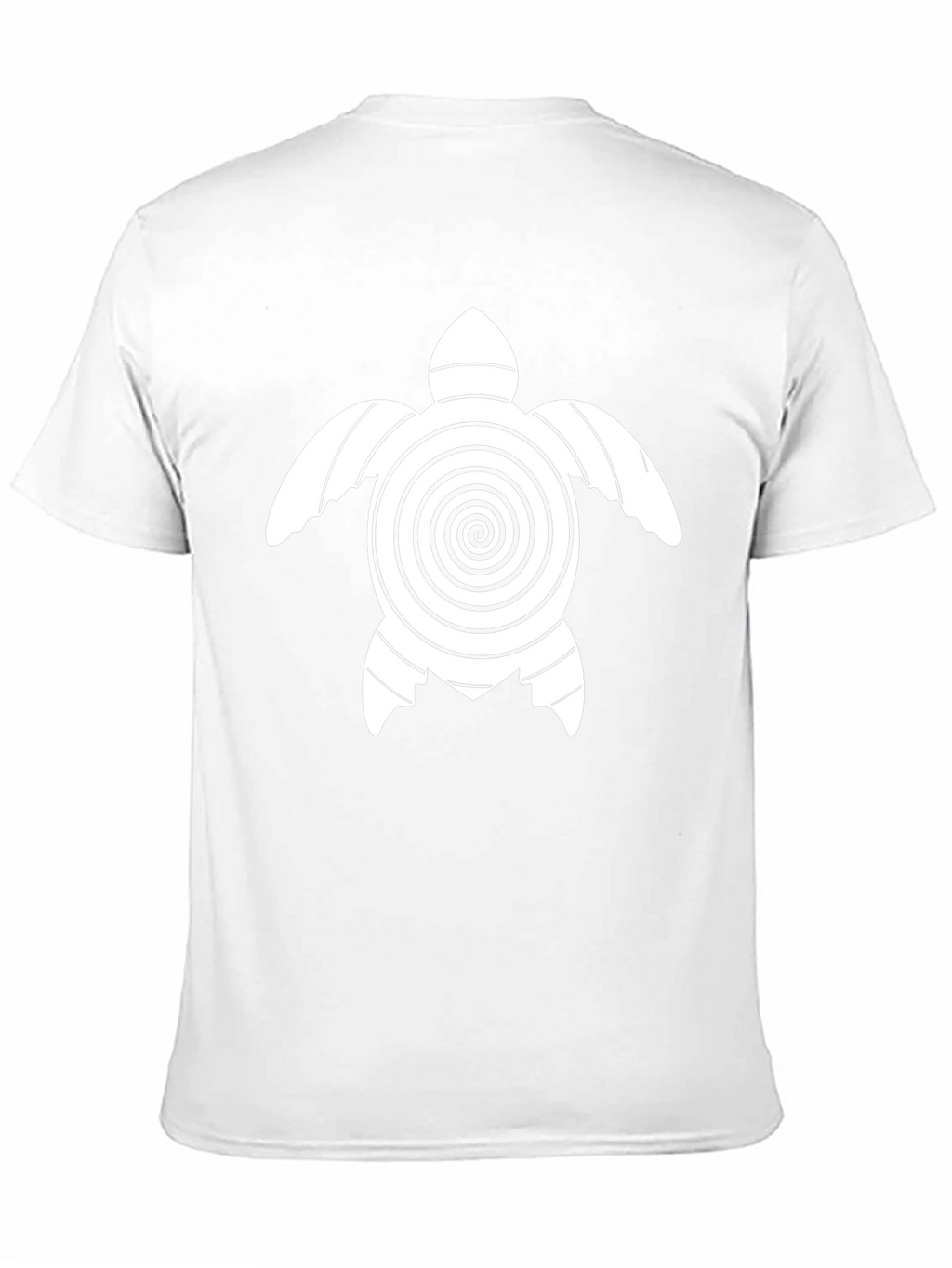 Turtle Spiral Graphic Tee - Casual Black T-Shirt