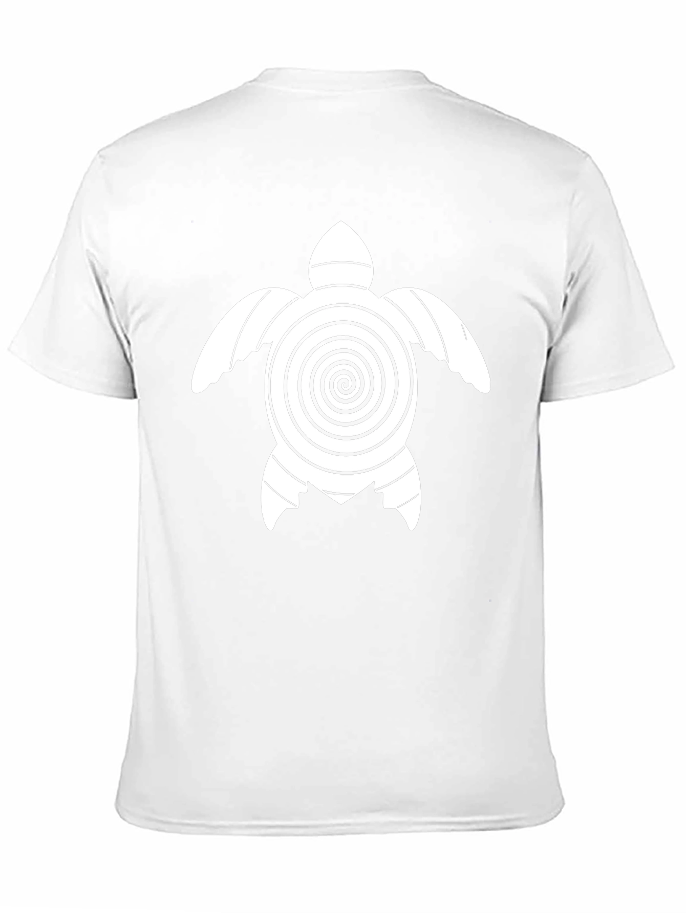 Turtle Spiral Graphic Tee - Casual Black T-Shirt