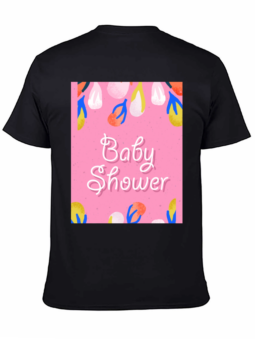 Baby Shower Graphic Tee - Stylish Celebration Apparel