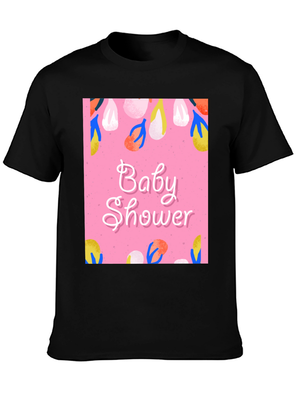 Baby Shower Graphic Tee - Stylish Celebration Apparel