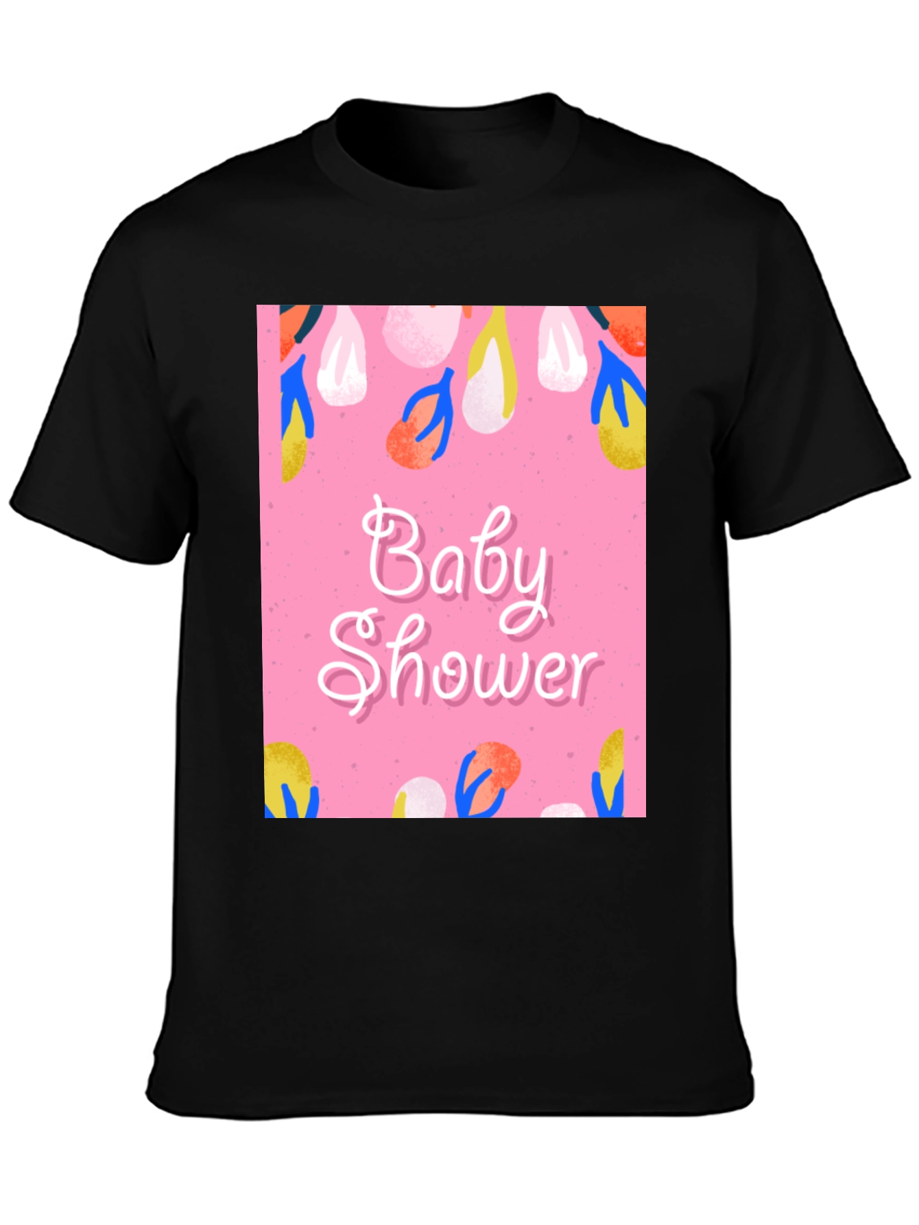 Baby Shower Graphic Tee - Stylish Celebration Apparel