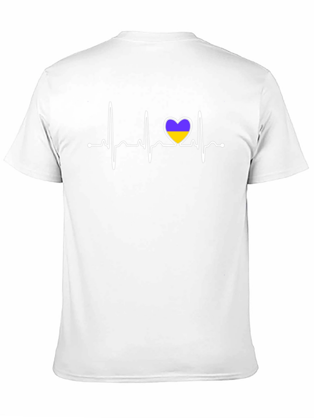 Ukraine Heartbeat T-Shirt - Stand with Ukraine